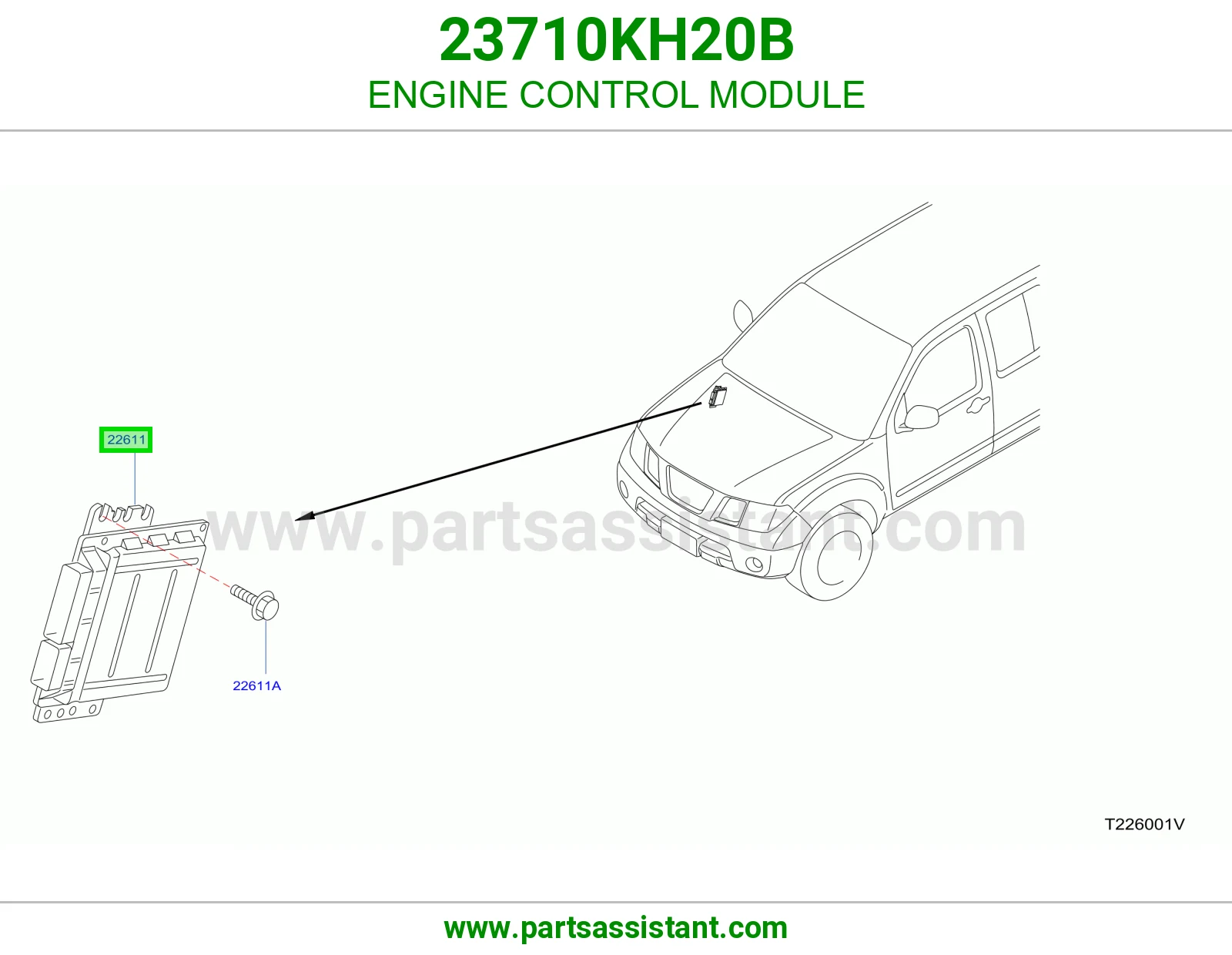 كمبيوتر تحكم مكينه 23710KH20B