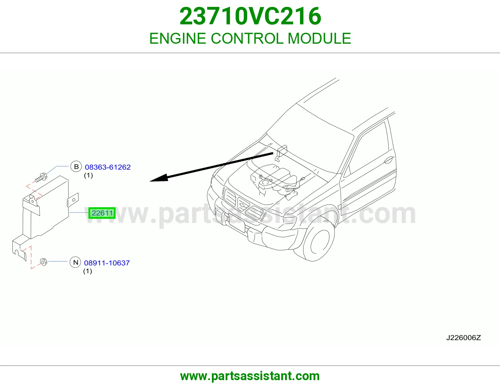 كمبيوتر تحكم مكينه 23710VC216