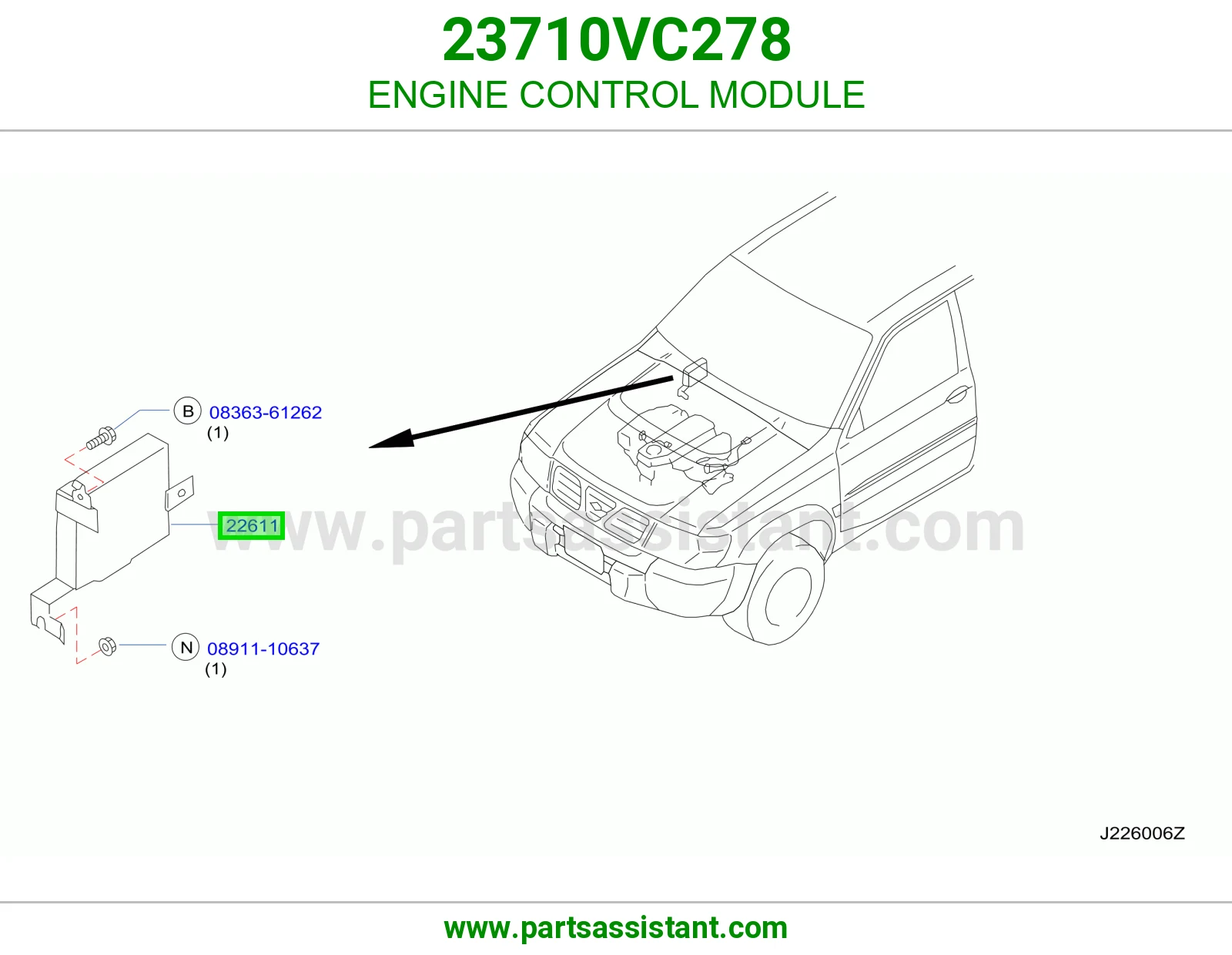 كمبيوتر تحكم مكينه 23710VC278