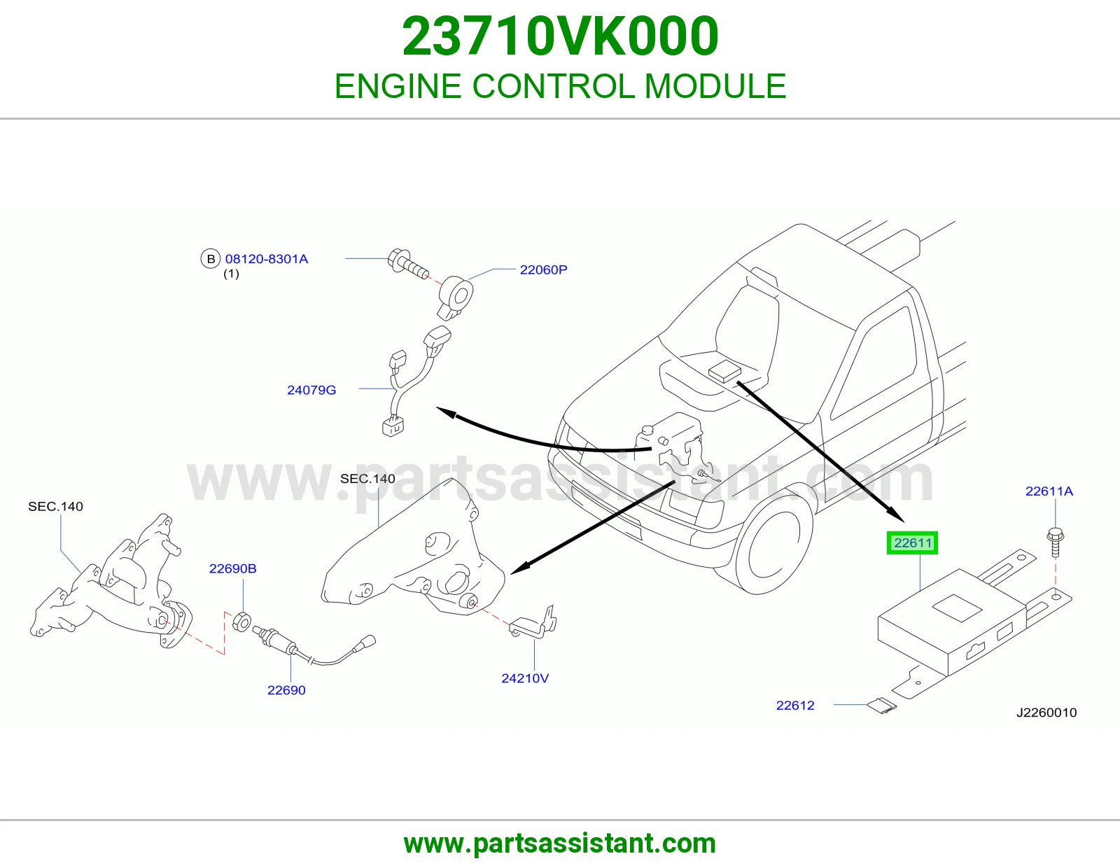 كمبيوتر تحكم مكينه 23710VK000
