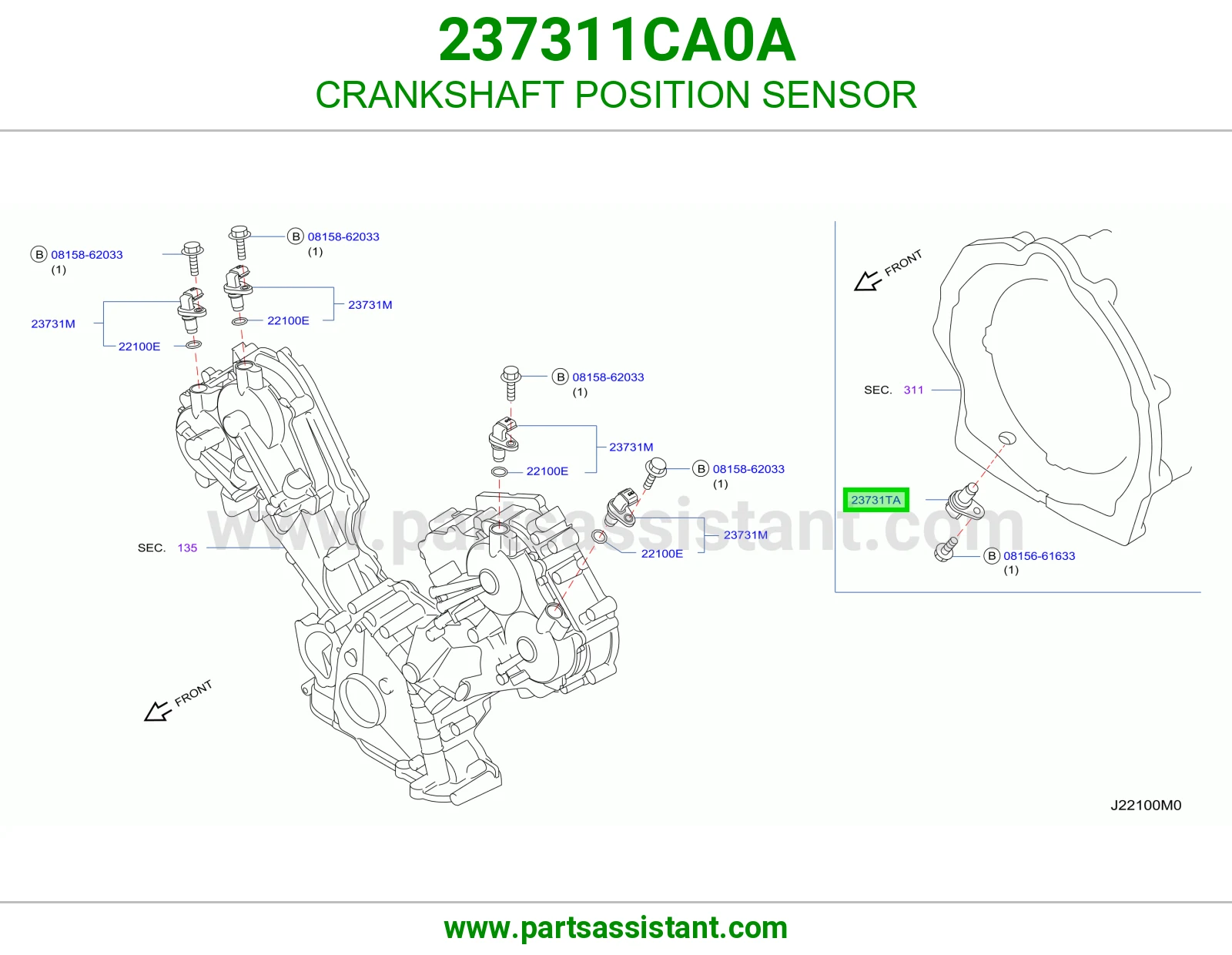 حساس عمود تيمن 237311CA0A