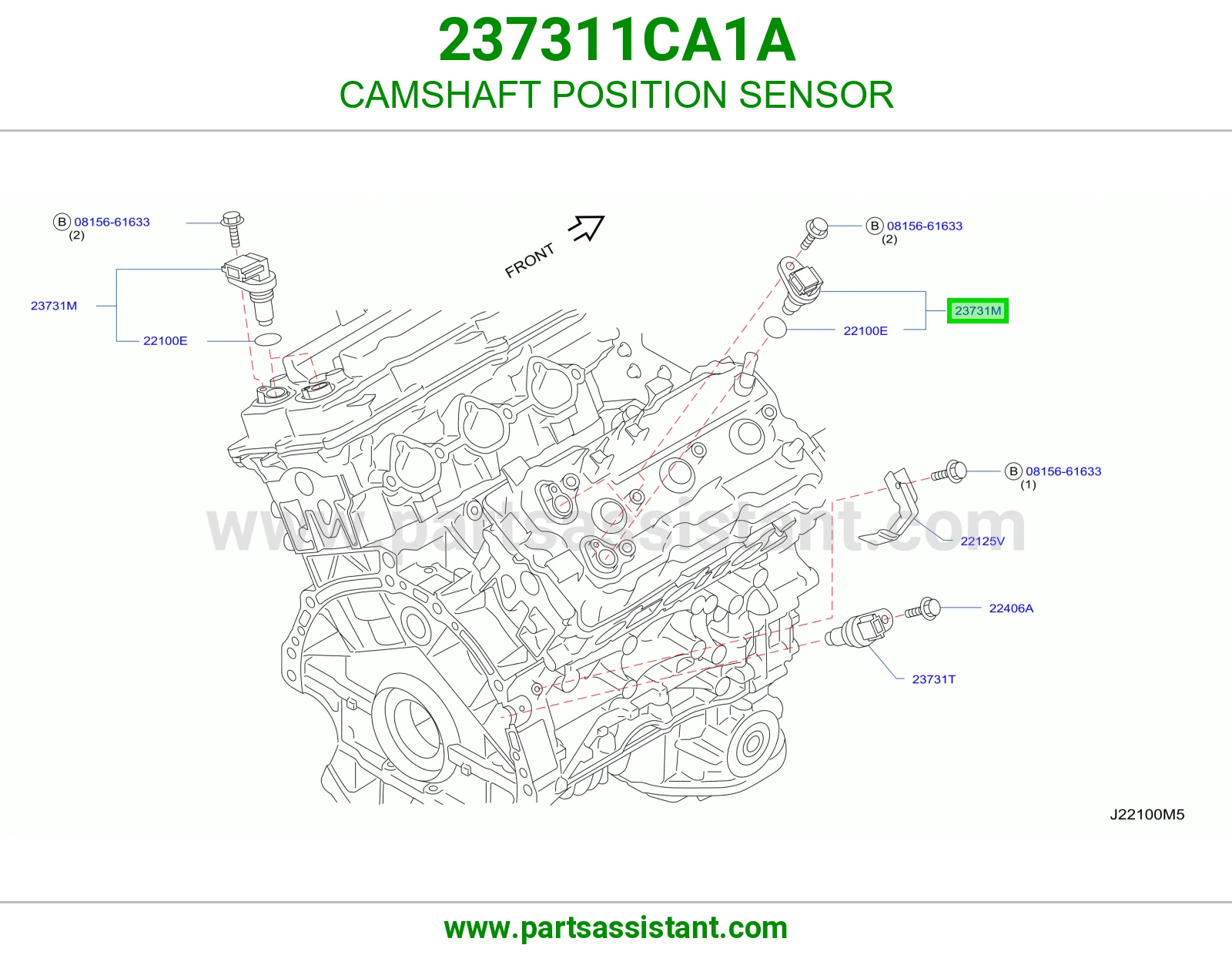 حساس عمود تيمن 237311CA1A