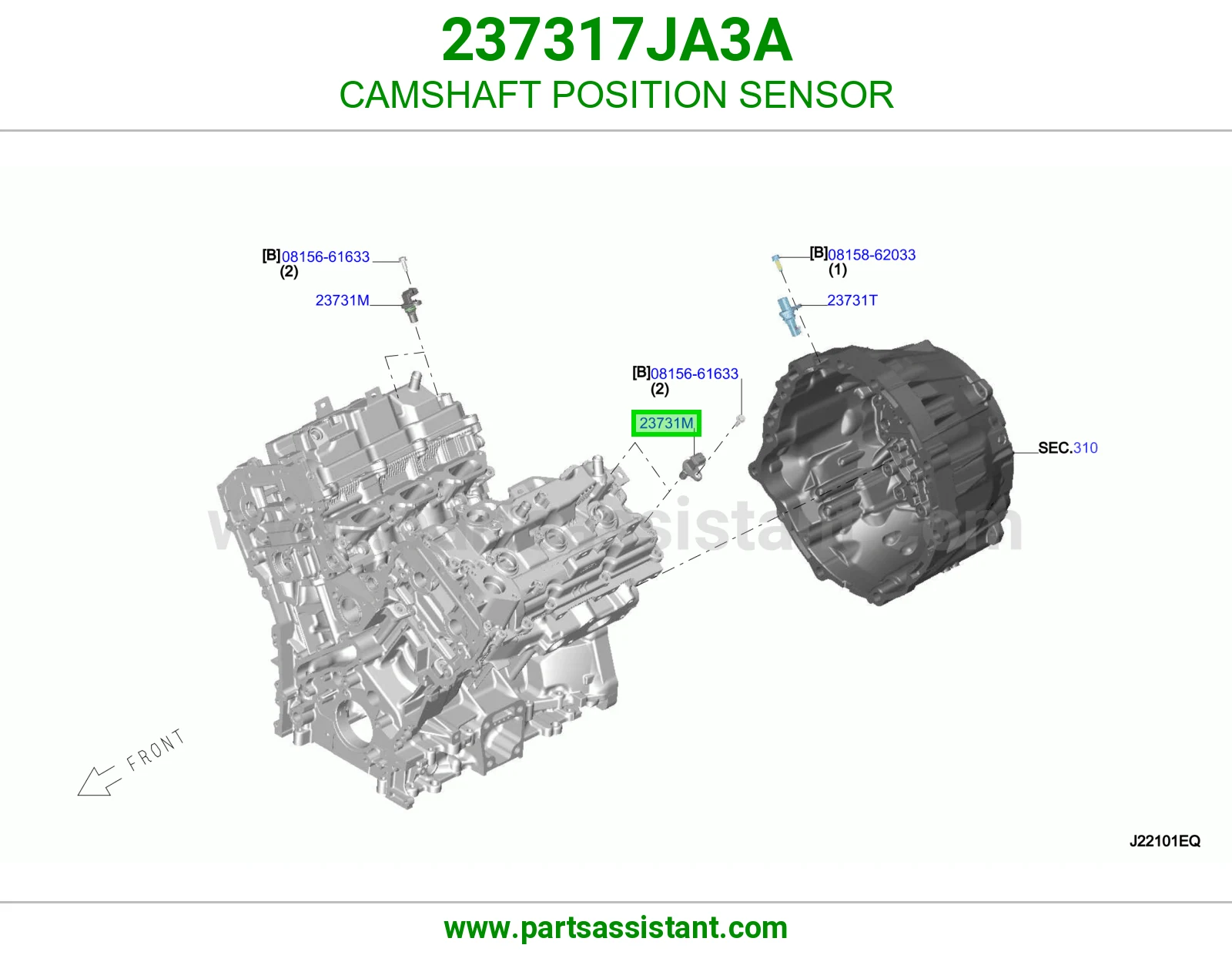 حساس عمود تيمن 237317JA3A