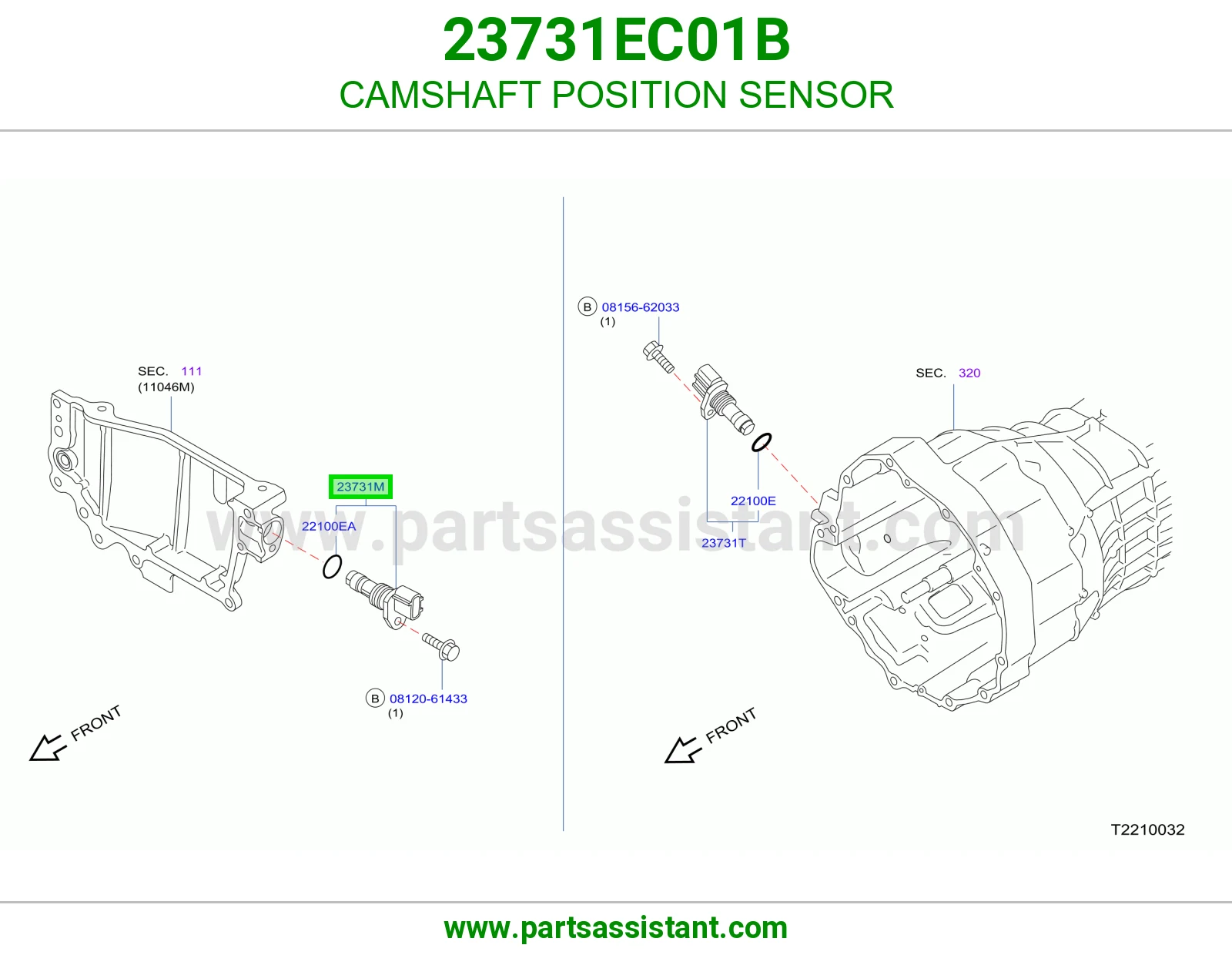 حساس عمود تيمن 23731EC01B