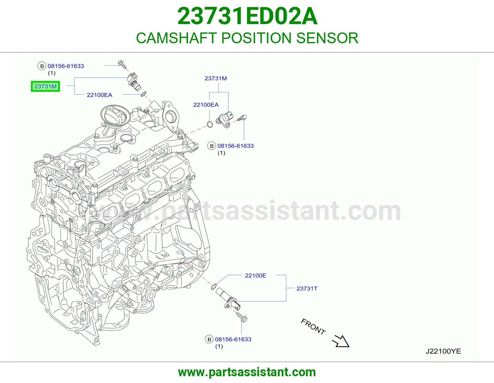 حساس عمود تيمن 23731ED02A
