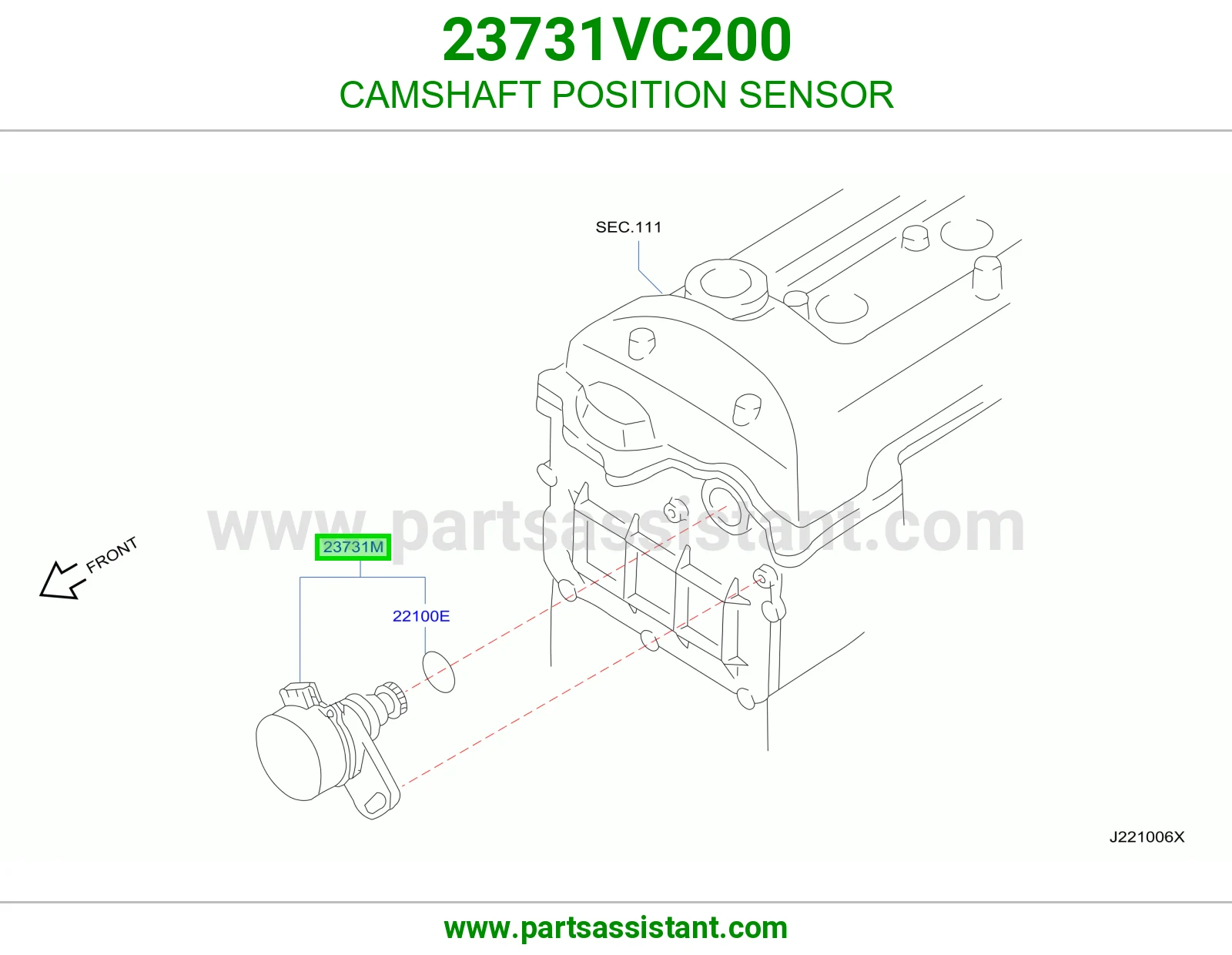 حساس عمود تيمن 23731VC200