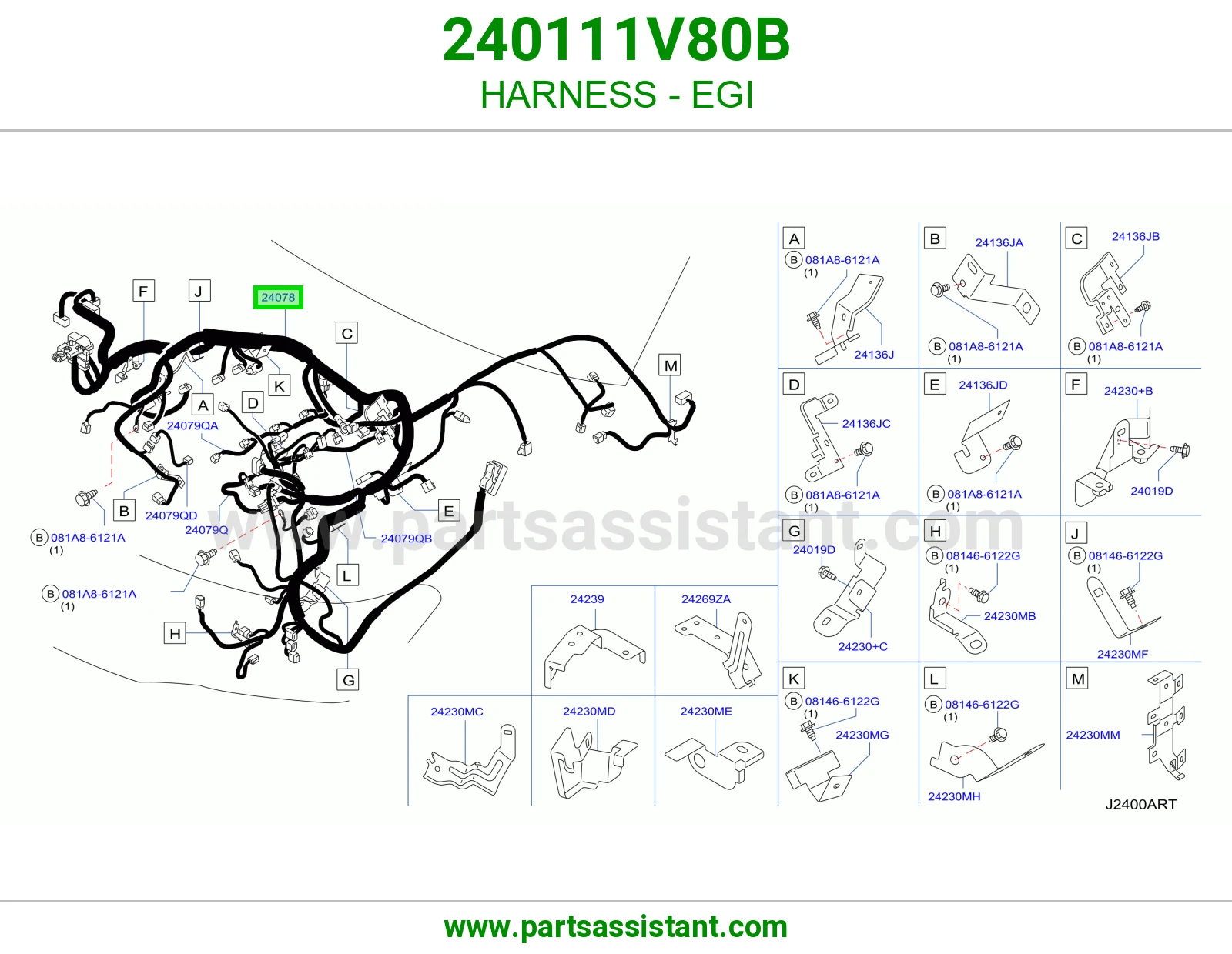 ضفيرة EGI 240111V80B