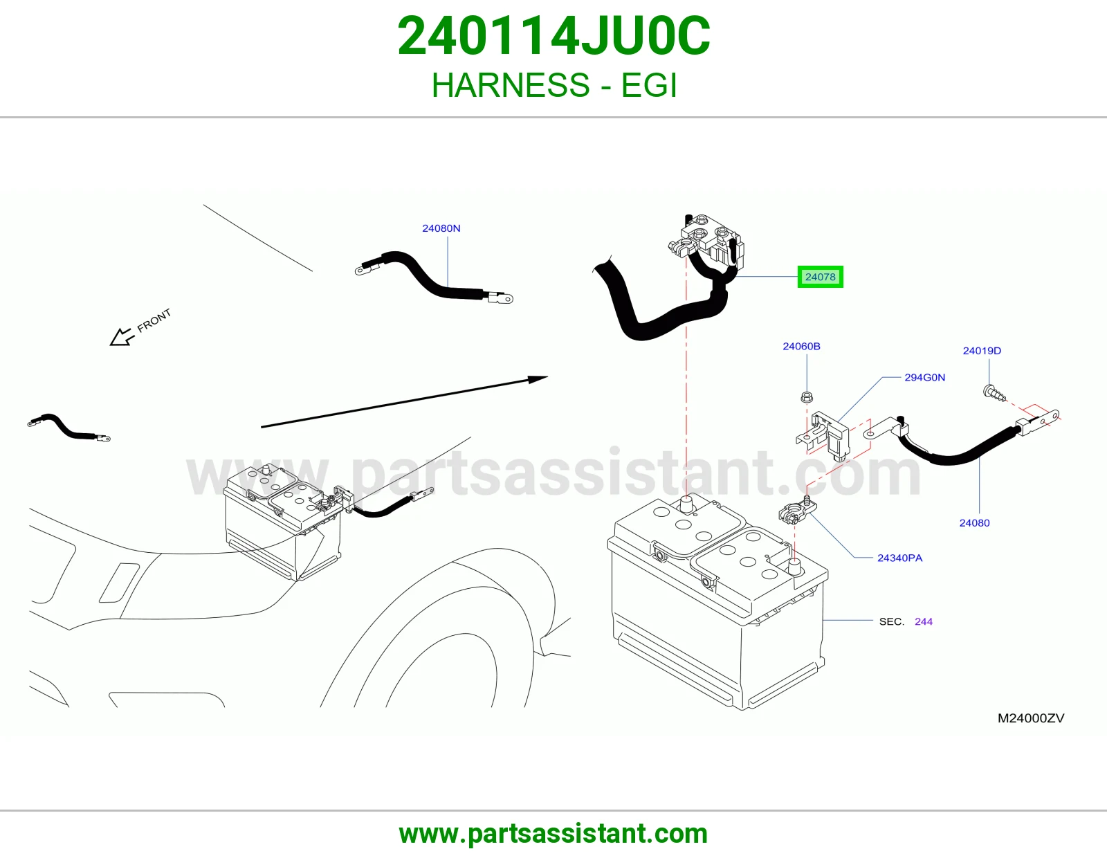 ضفيرة EGI 240114JU0C