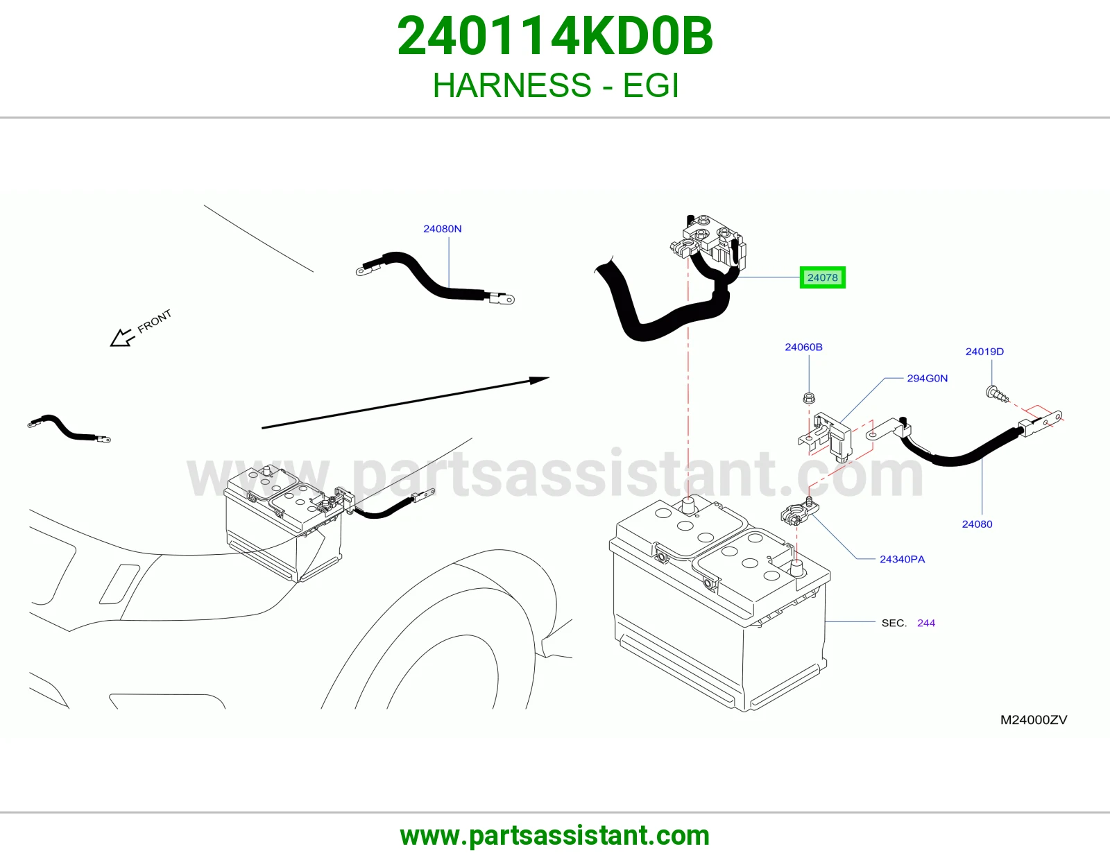ضفيرة EGI 240114KD0B