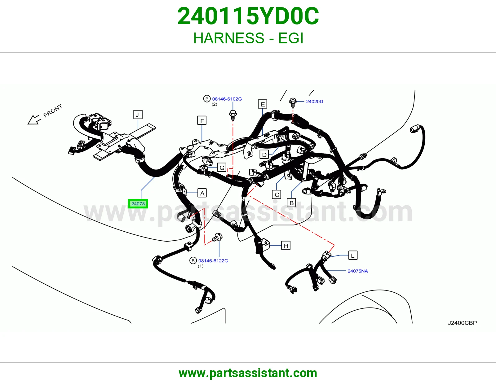 ضفيرة EGI 240115YD0C