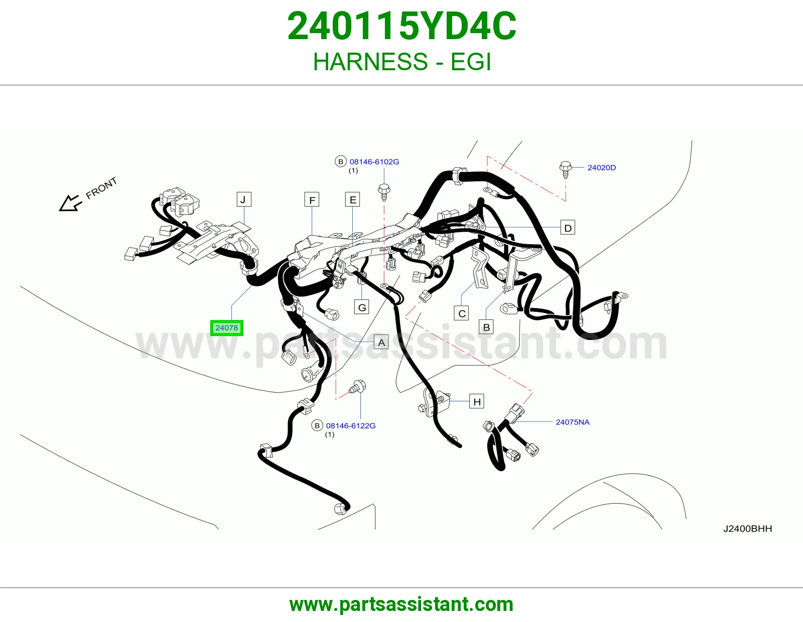 ضفيرة EGI 240115YD4C