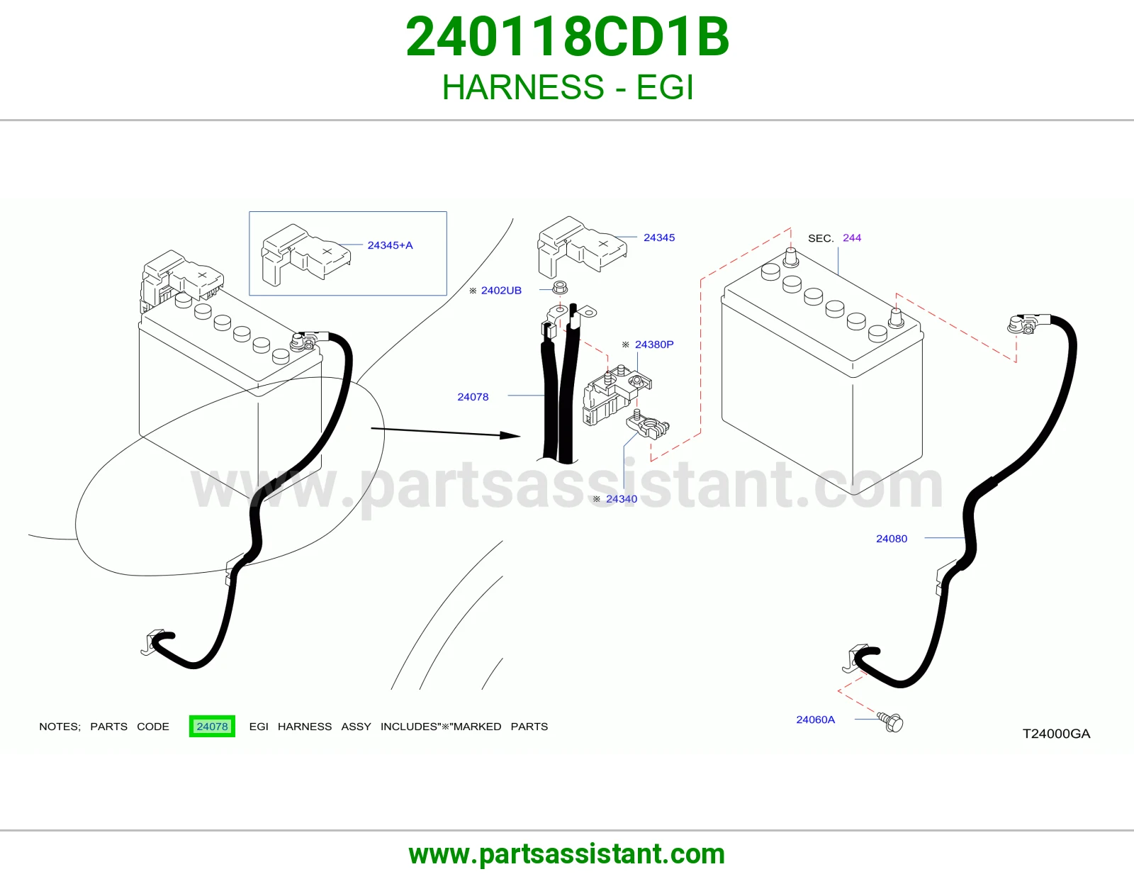 ضفيرة EGI 240118CD1B