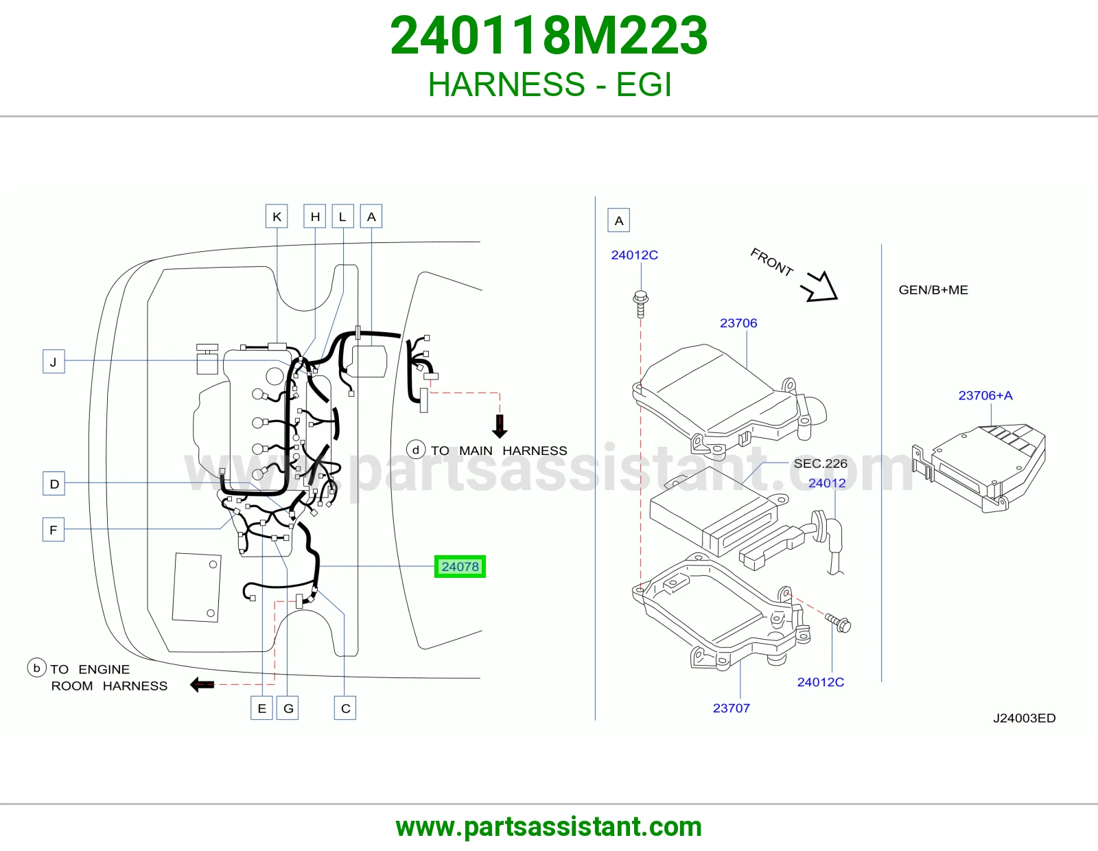ضفيرة EGI 240118M223
