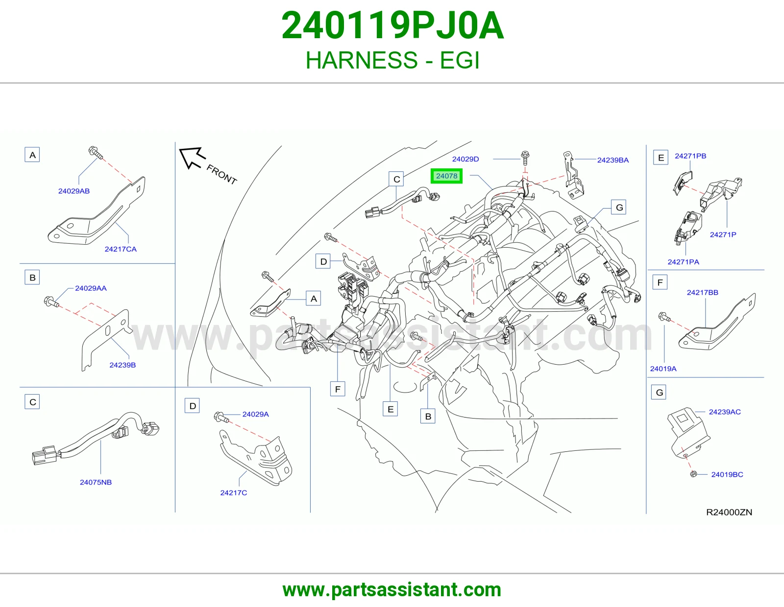 ضفيرة EGI 240119PJ0A