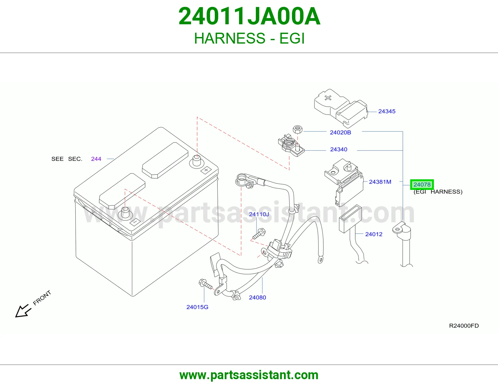 ضفيرة EGI 24011JA00A