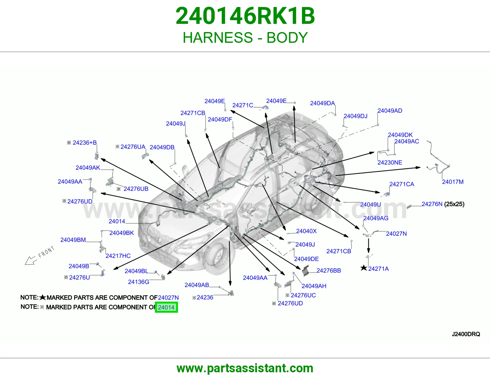 ضفيرة جرم 240146RK1B