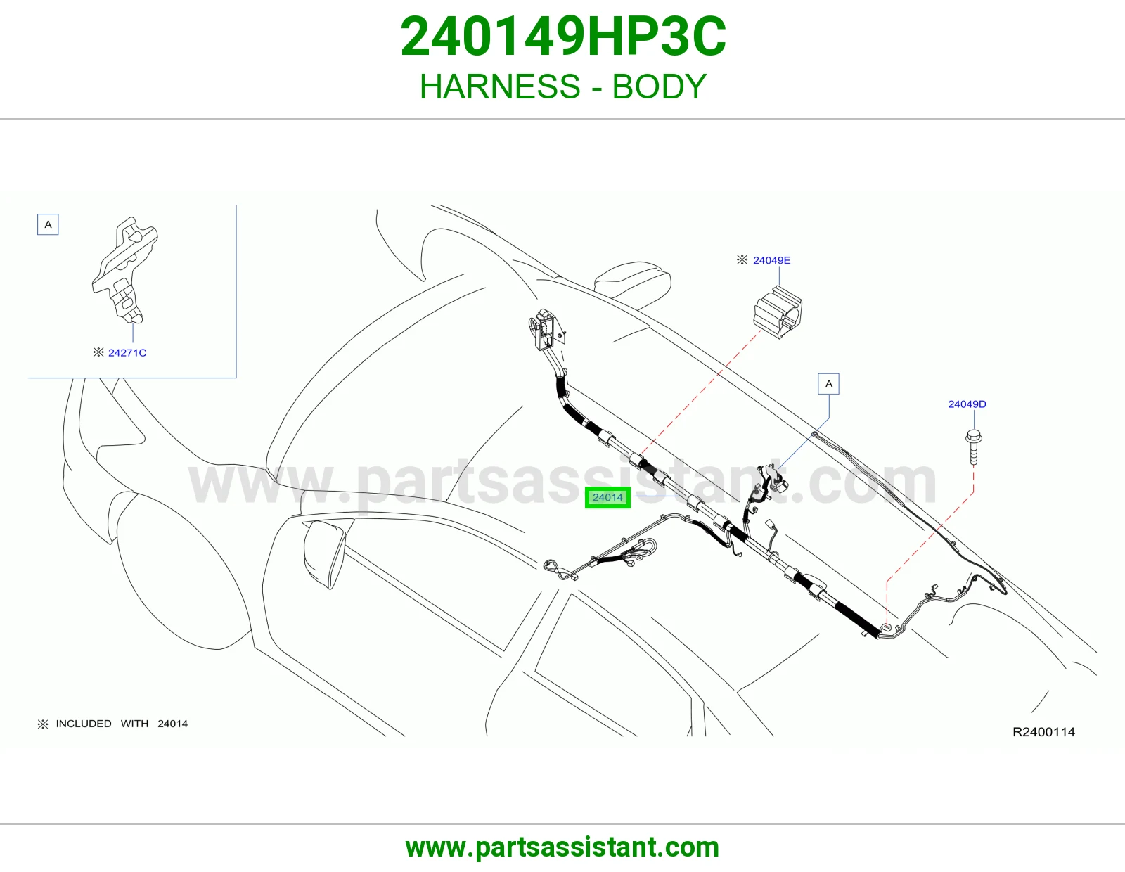 ضفيرة جرم 240149HP3C