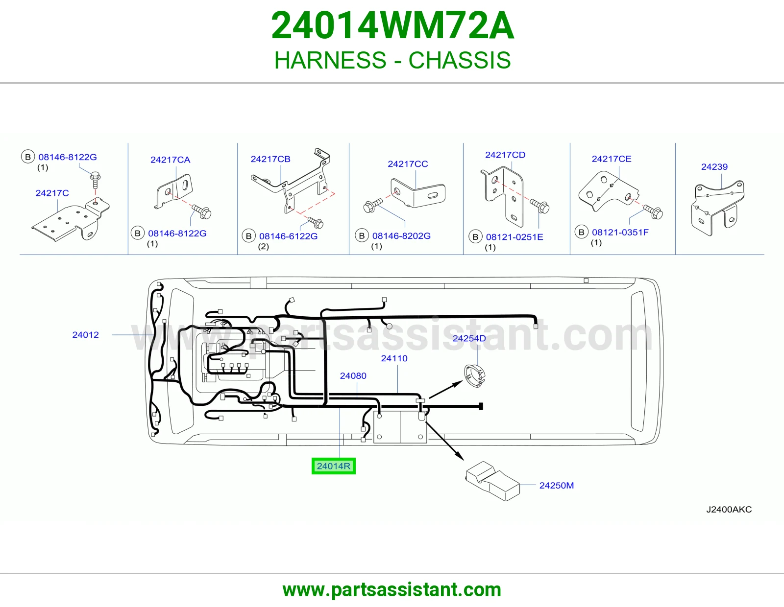 ضفيرة شاصي 24014WM72A