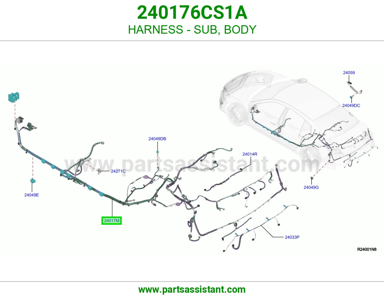 ضفيرة فرعي جرم 240176CS1A