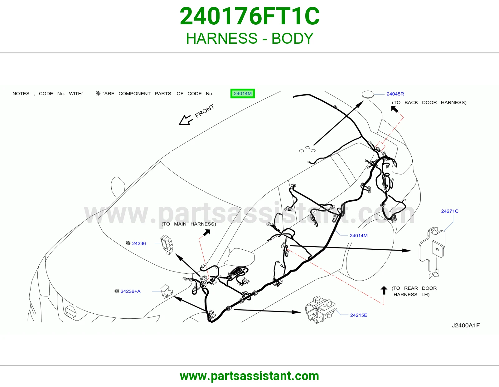 ضفيرة جرم 240176FT1C