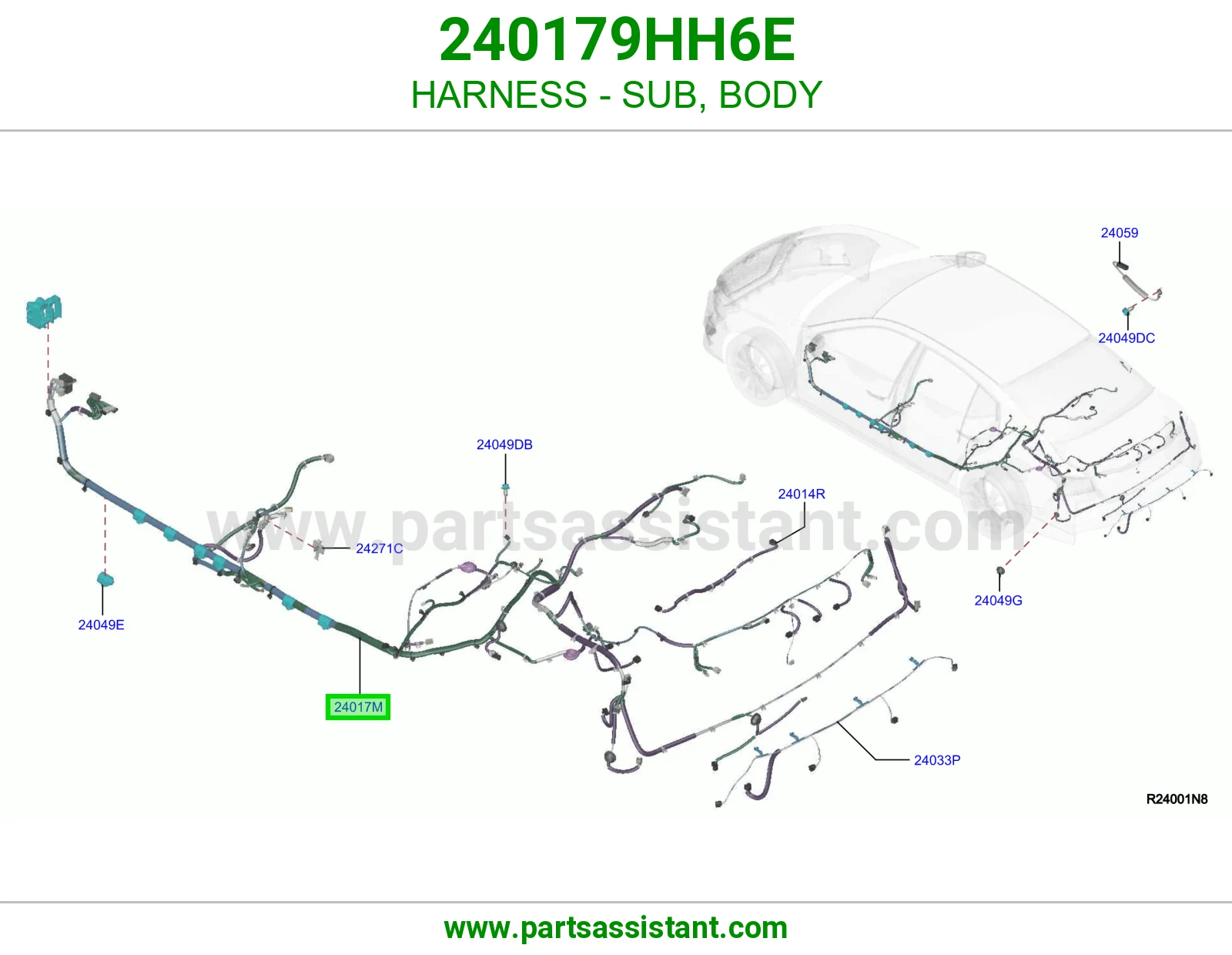 ضفيرة فرعي جرم 240179HH6E
