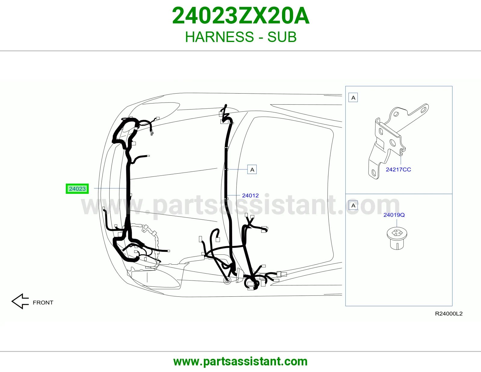 ضفيره صدام امامي 24023ZX20A