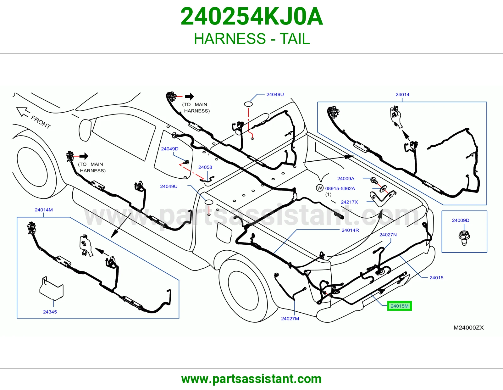 ضفيرة خلفي 240254KJ0A