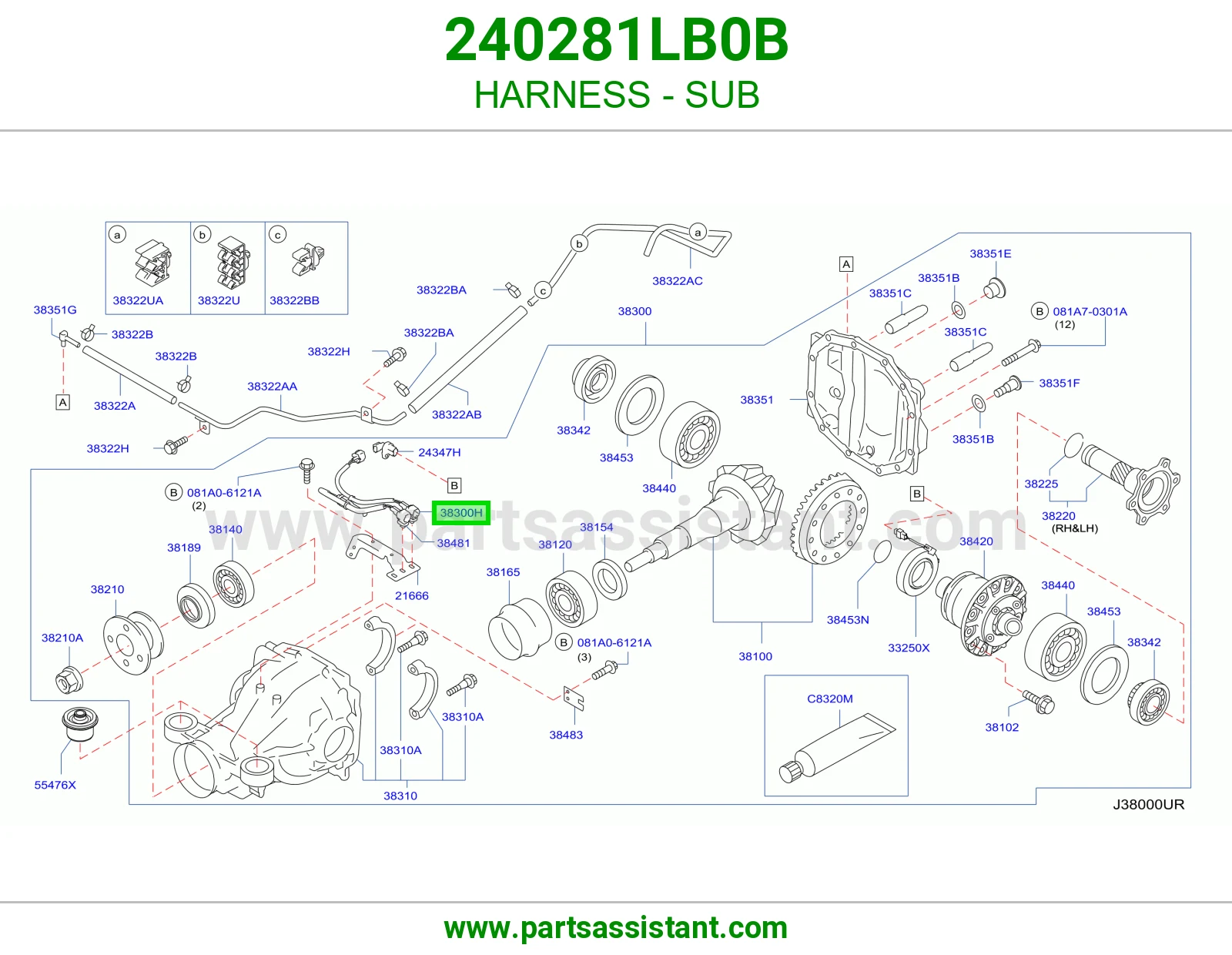 ضفيرة فرعي 240281LB0B