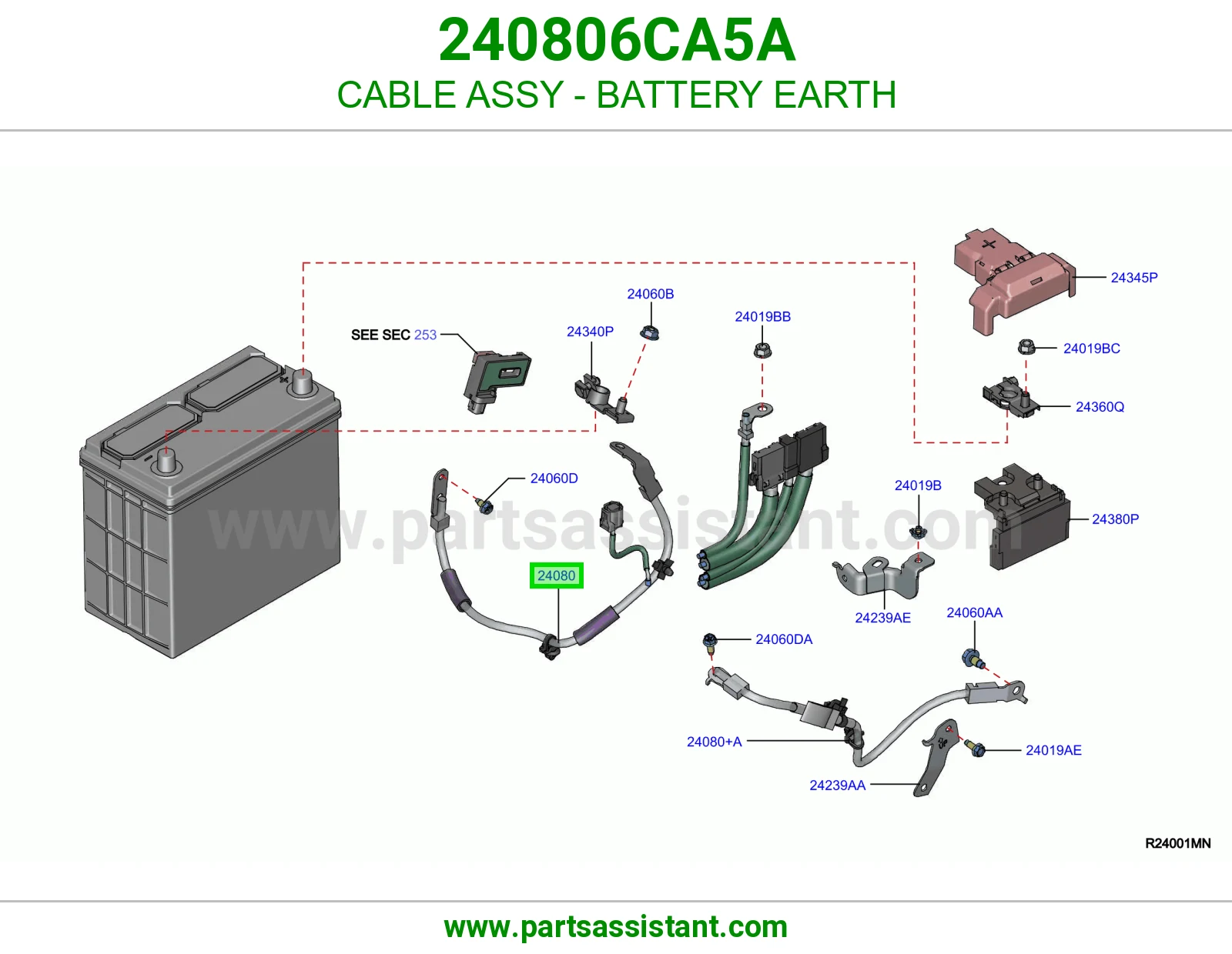 كيبل بطاريه 240806CA5A