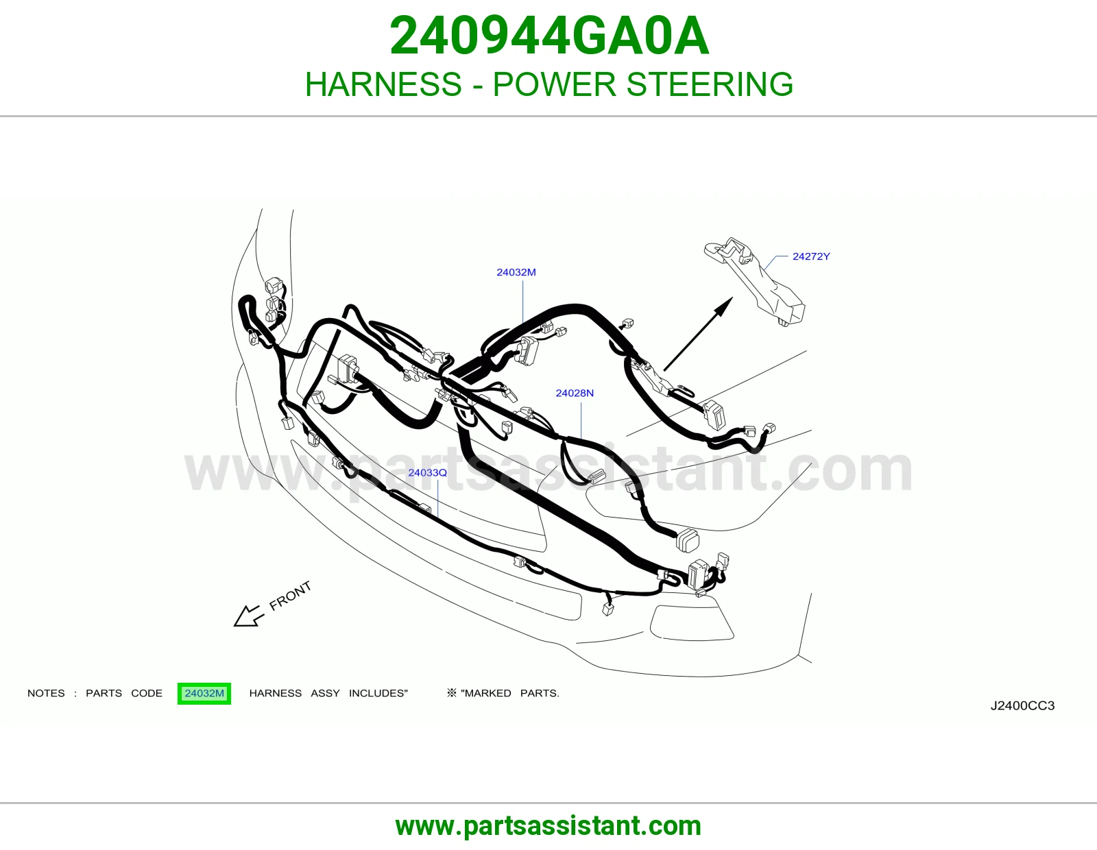 ضفيرة دركسون باور 240944GA0A