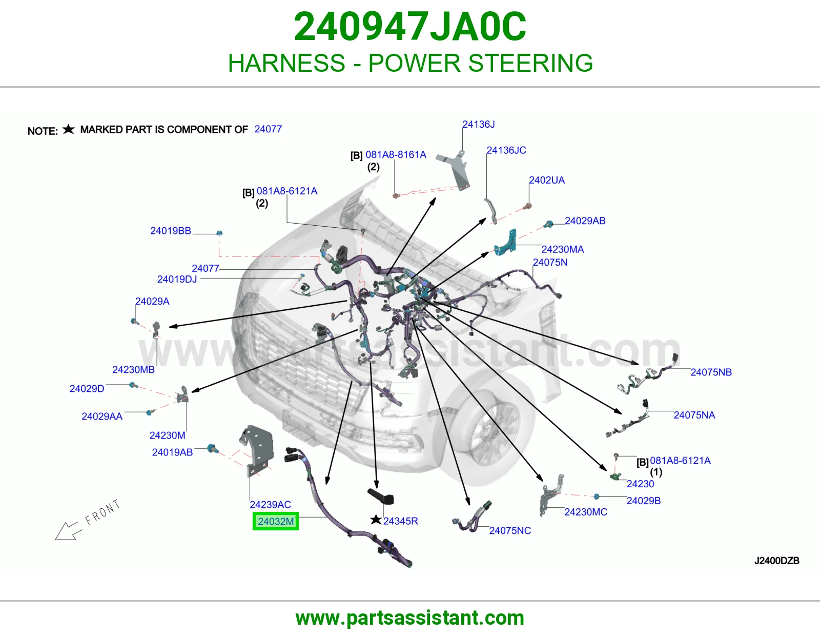 ضفيرة دركسون باور 240947JA0C