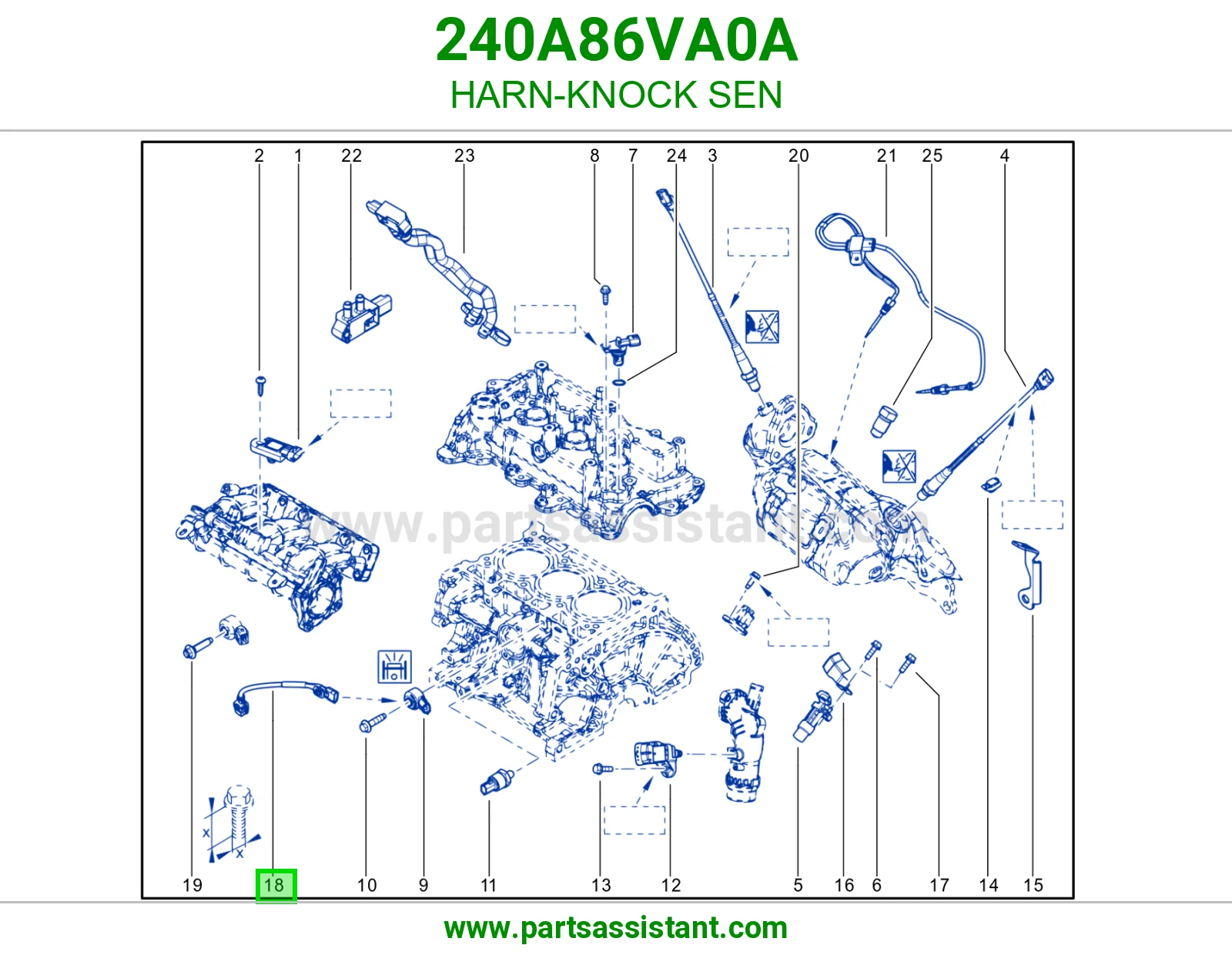 ضفيرة حساس صرقعة 240A86VA0A