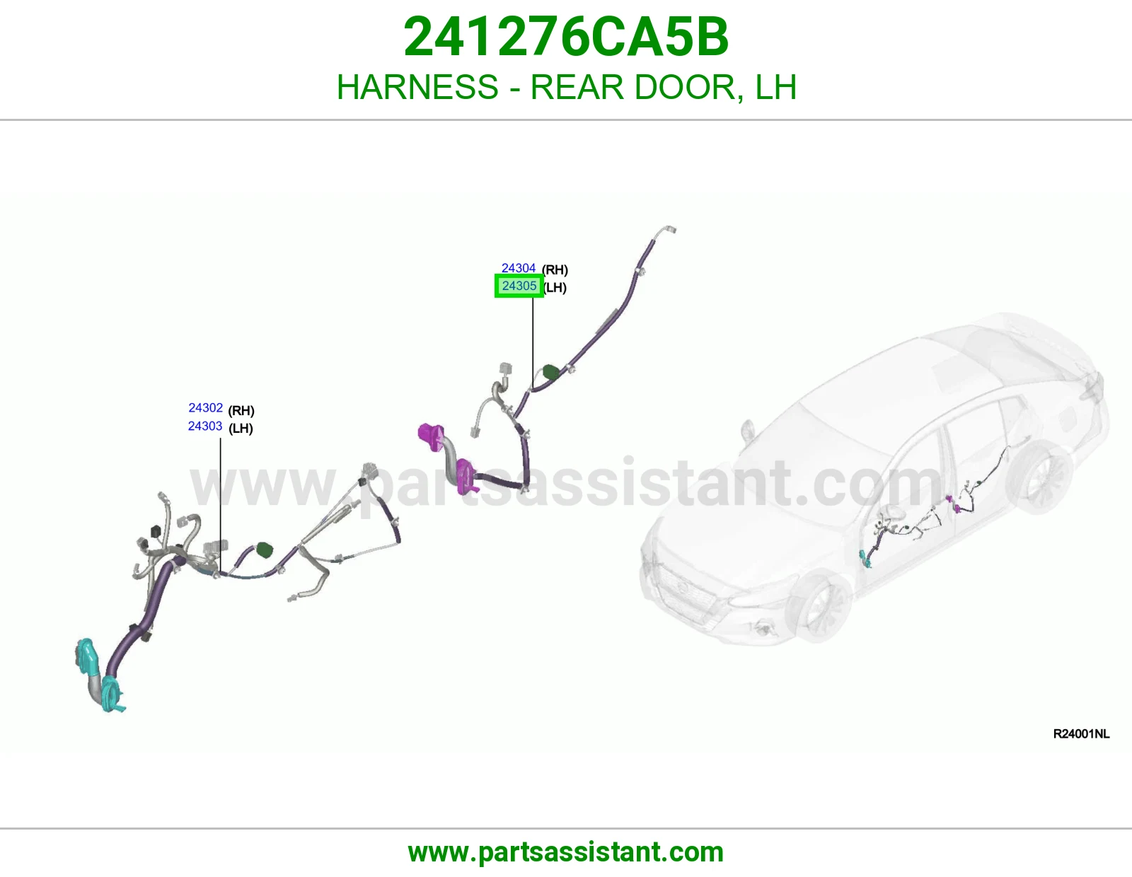 ضفيرة باب خلفي يسار 241276CA5B