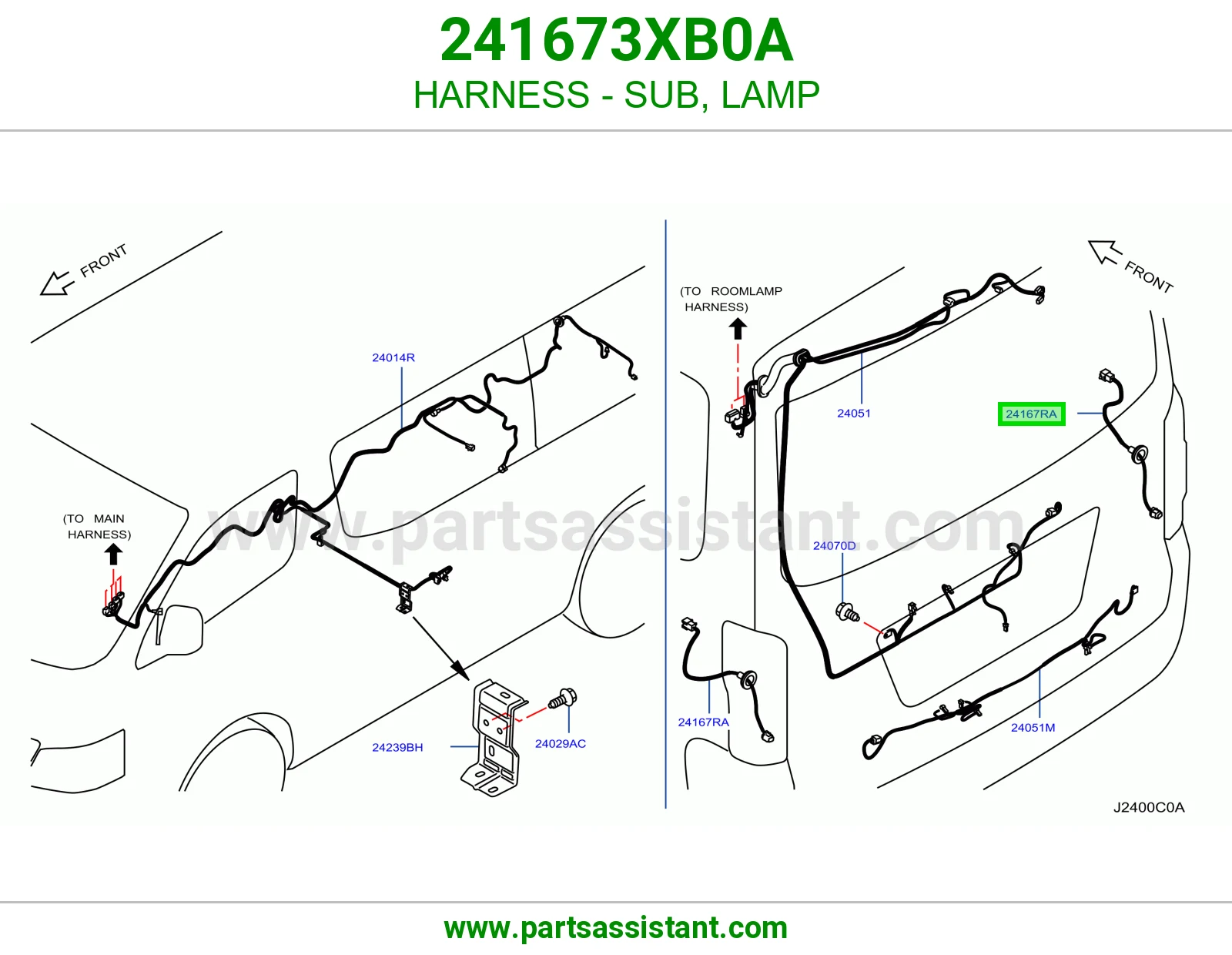 ضفيرة فرعي لمبة 241673XB0A