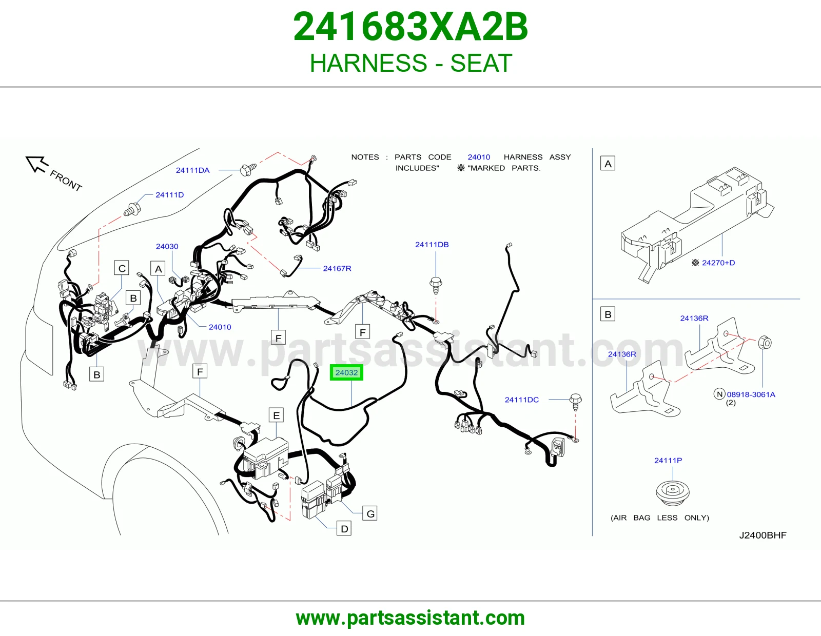 ضفيرة مرتبة 241683XA2B