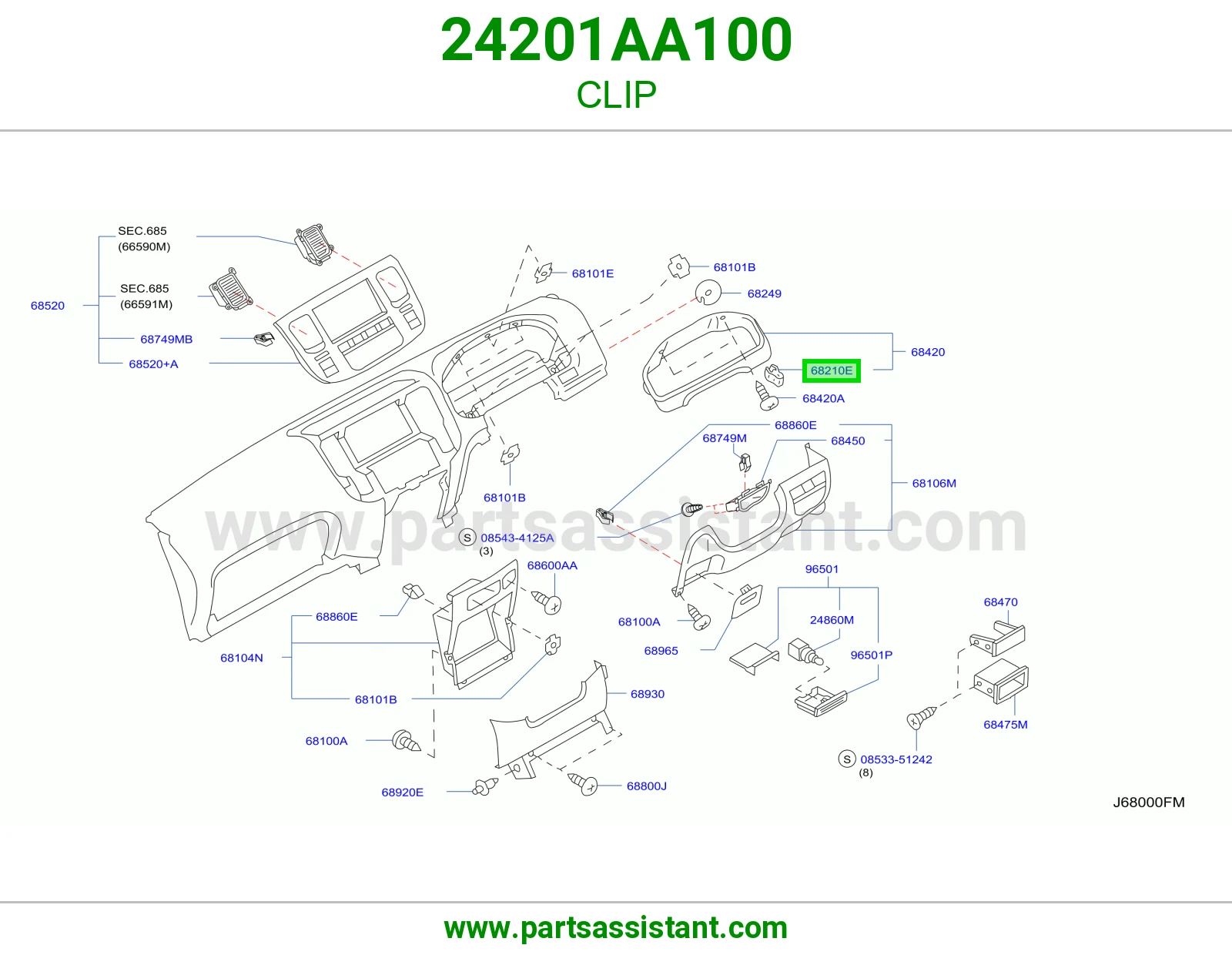 كلبس 24201AA100
