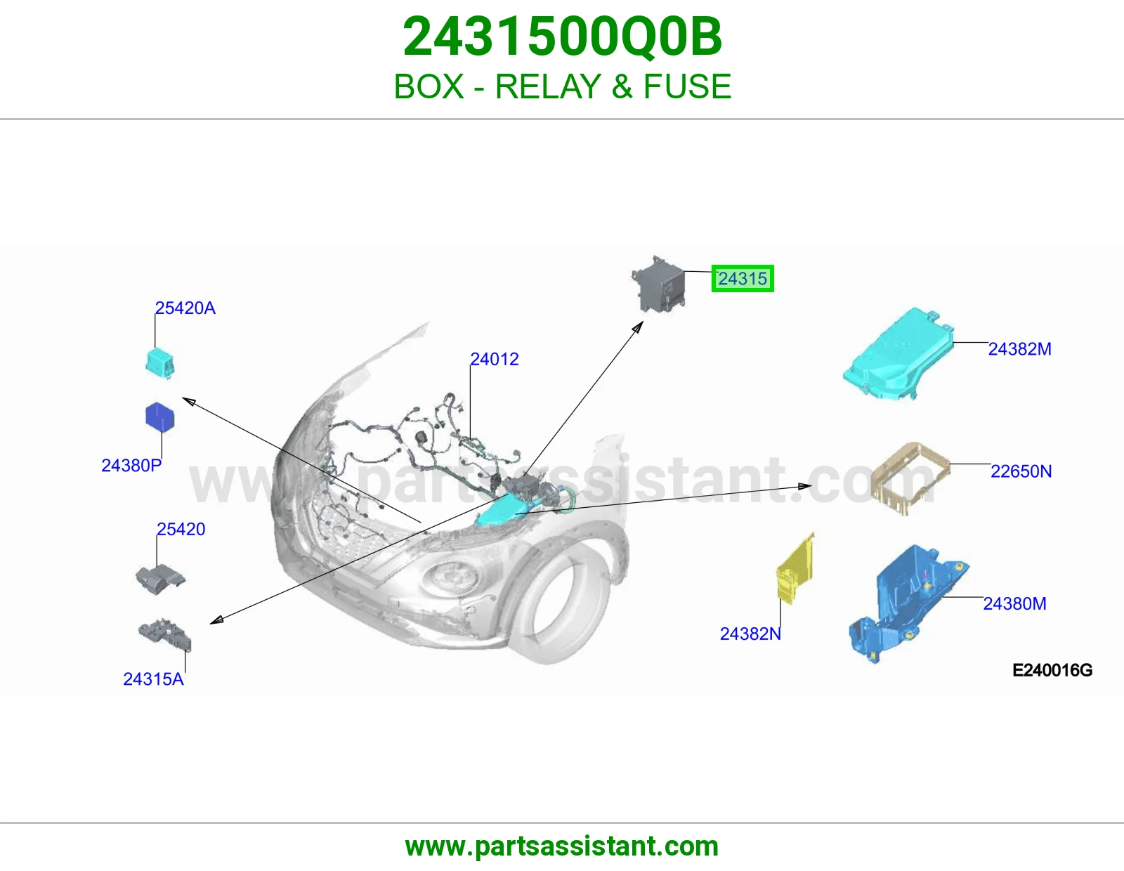 علبة ريلي فيوز 2431500Q0B