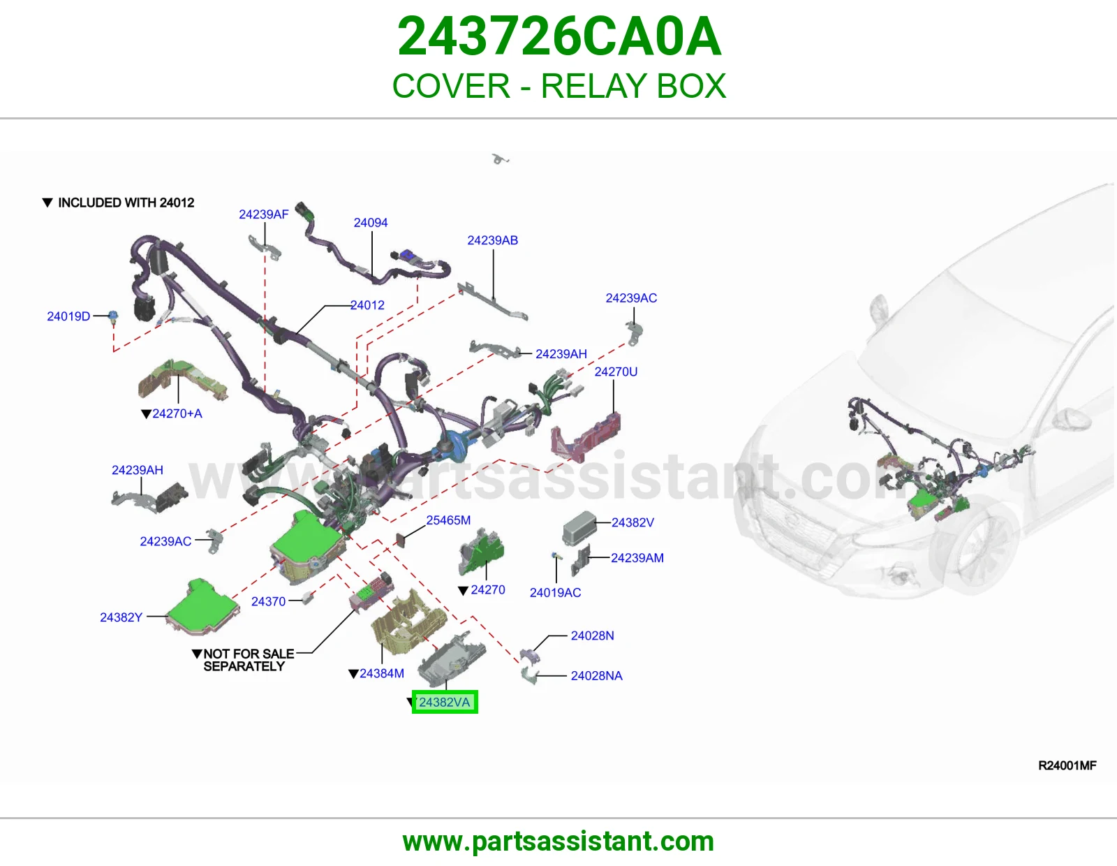 غطاء علبة ريليات 243726CA0A