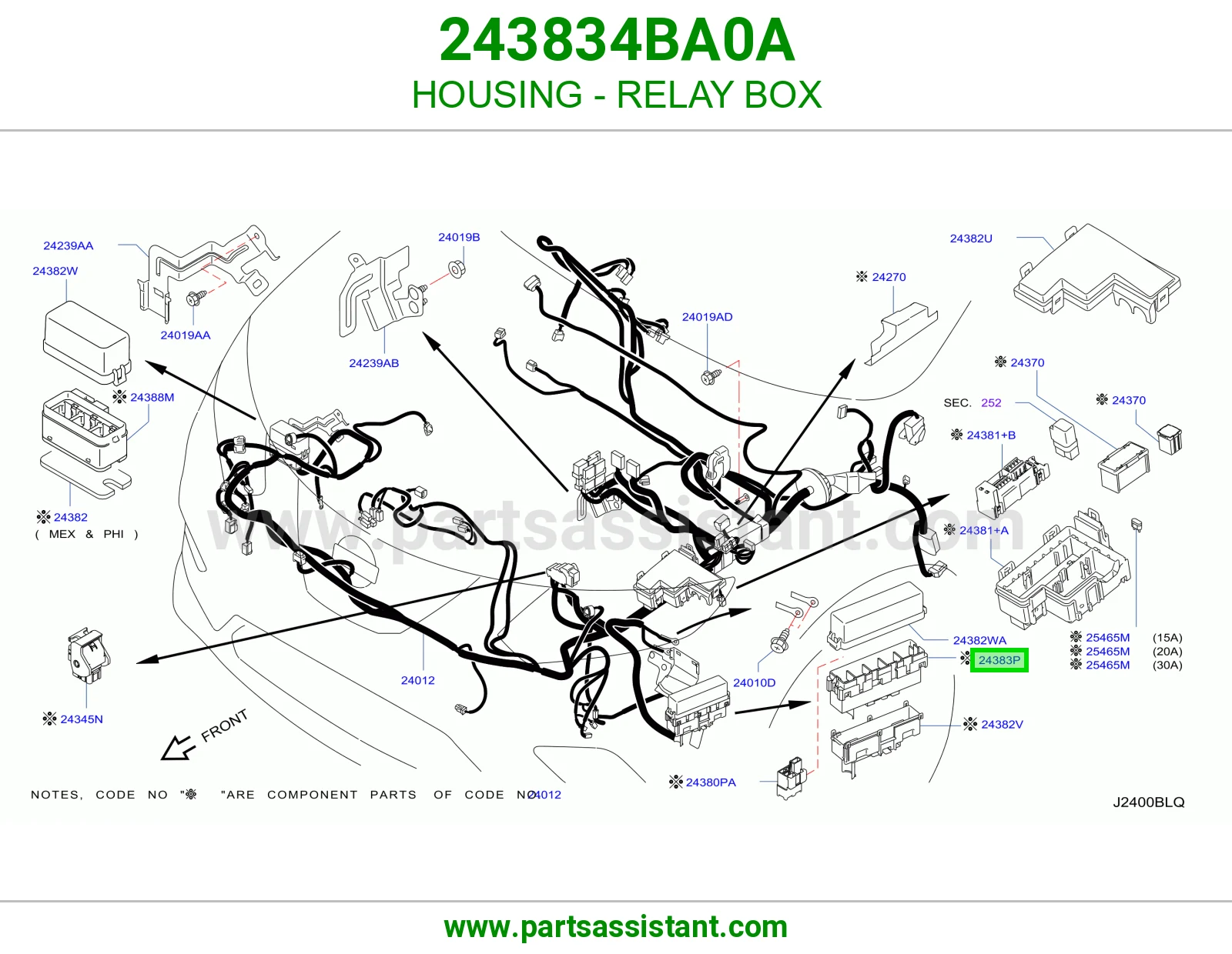 علبة ريليات 243834BA0A