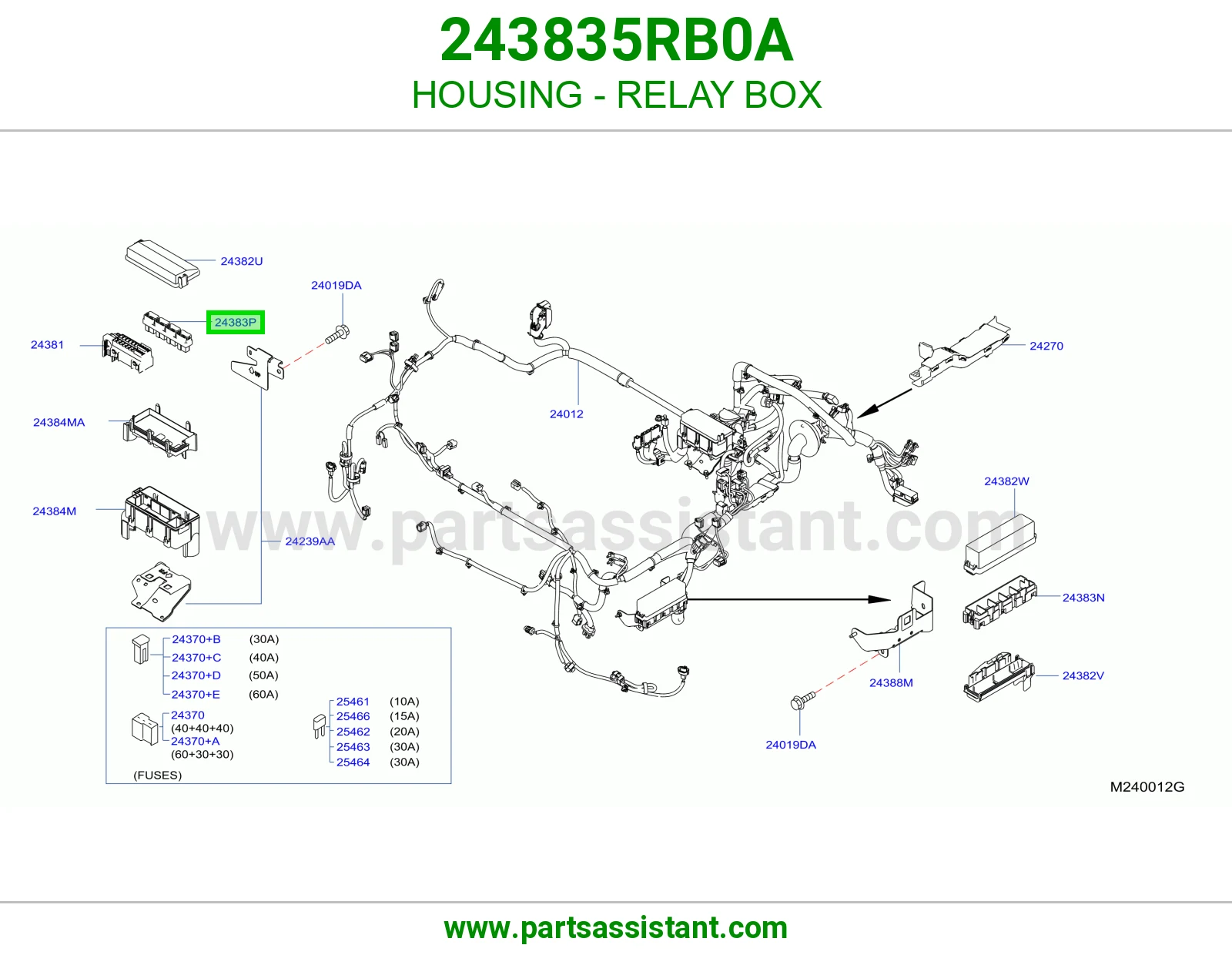 علبة ريليات 243835RB0A