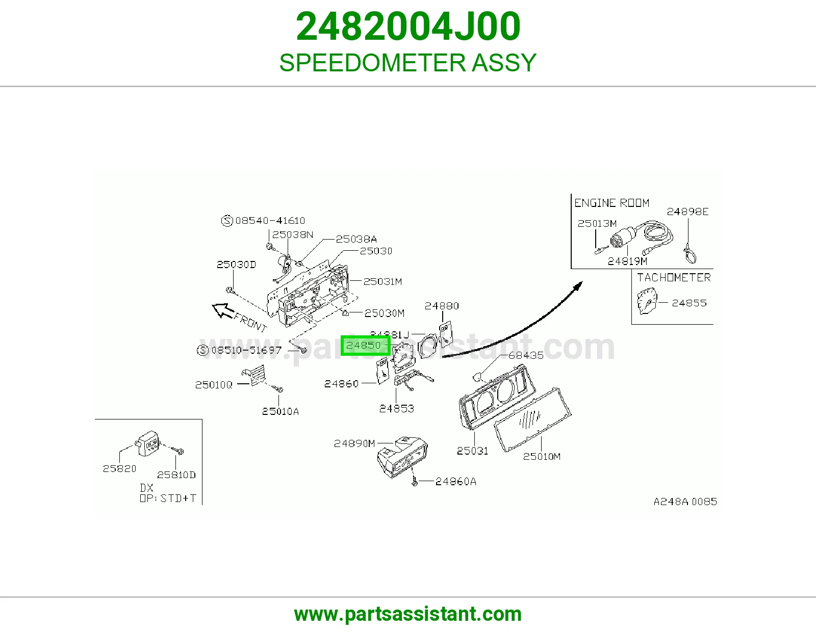عداد سرعة كامل 2482004J00