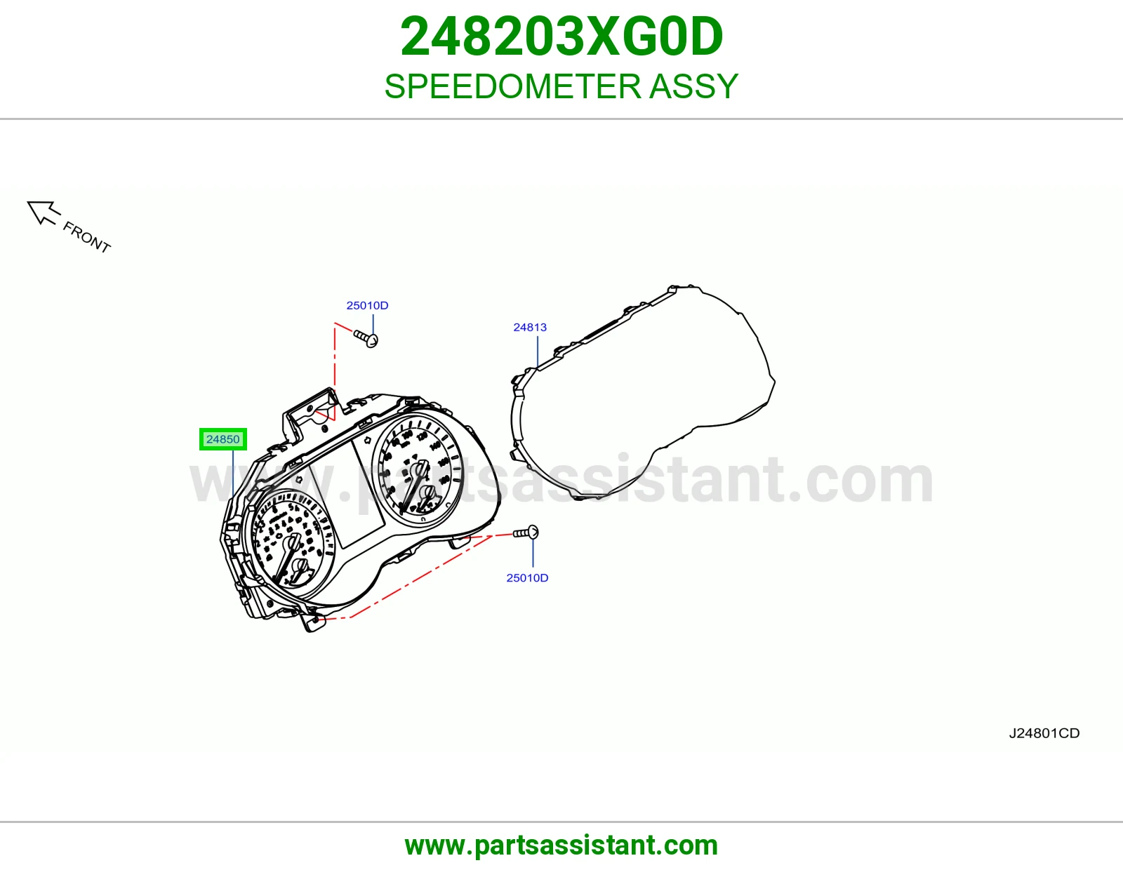 عداد سرعة كامل 248203XG0D