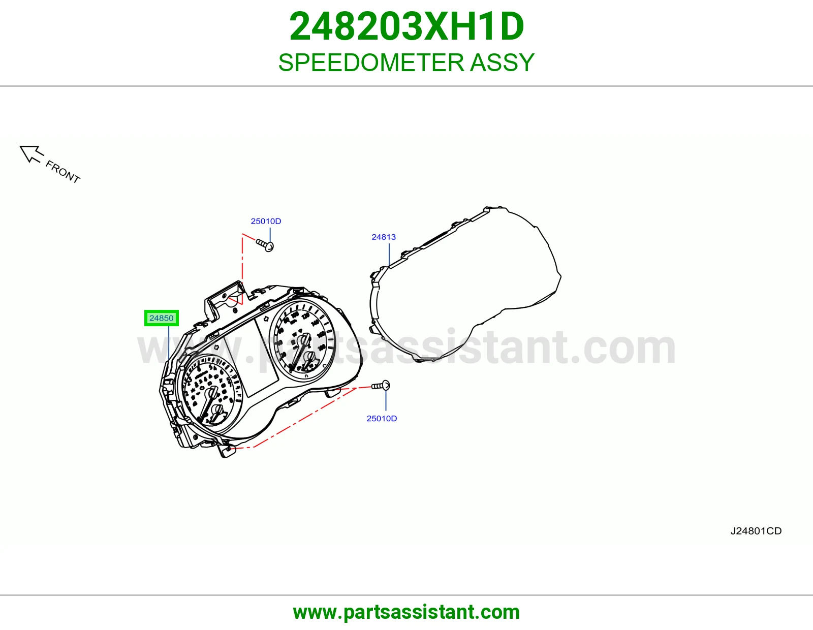 عداد سرعة كامل 248203XH1D
