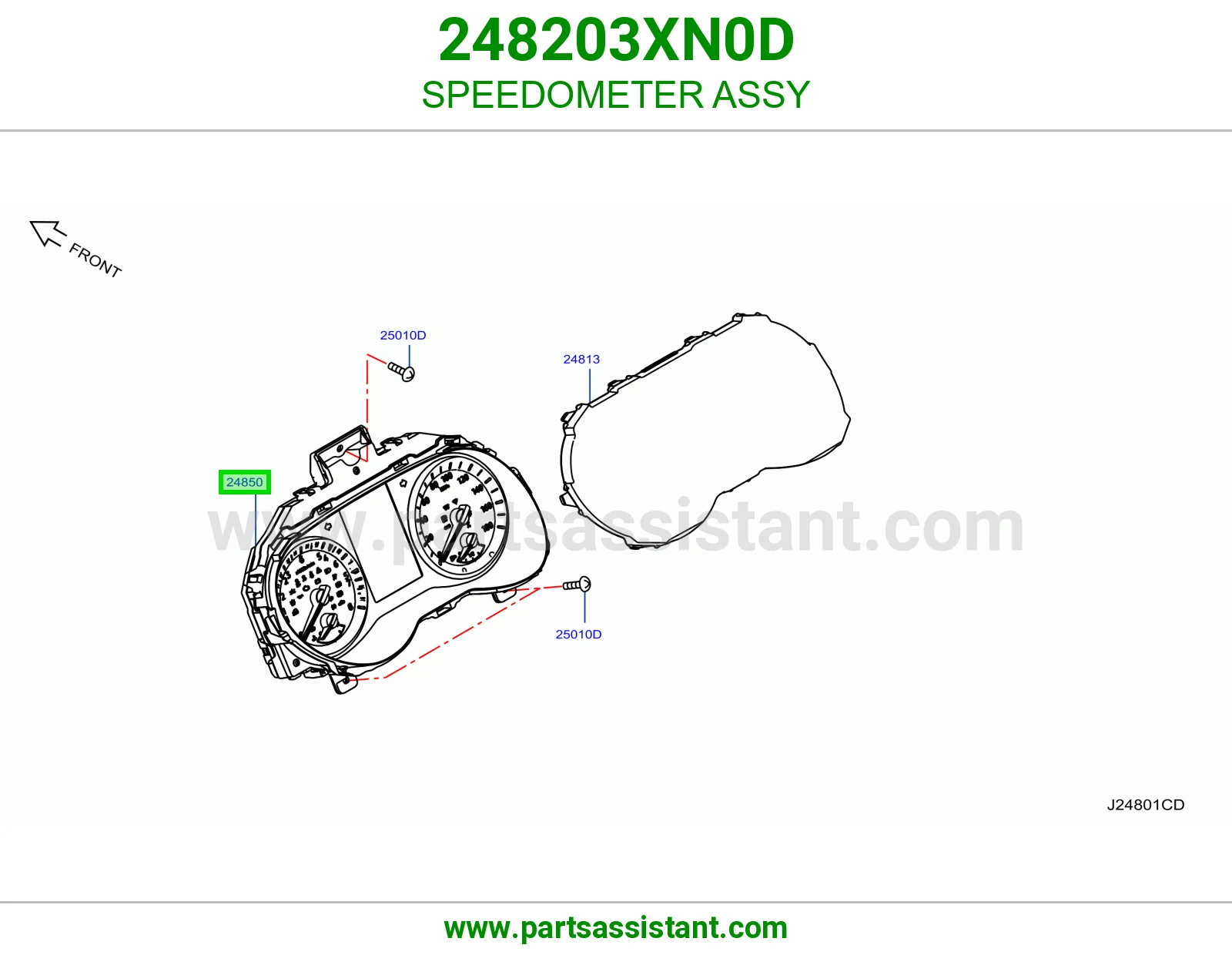 عداد سرعة كامل 248203XN0D