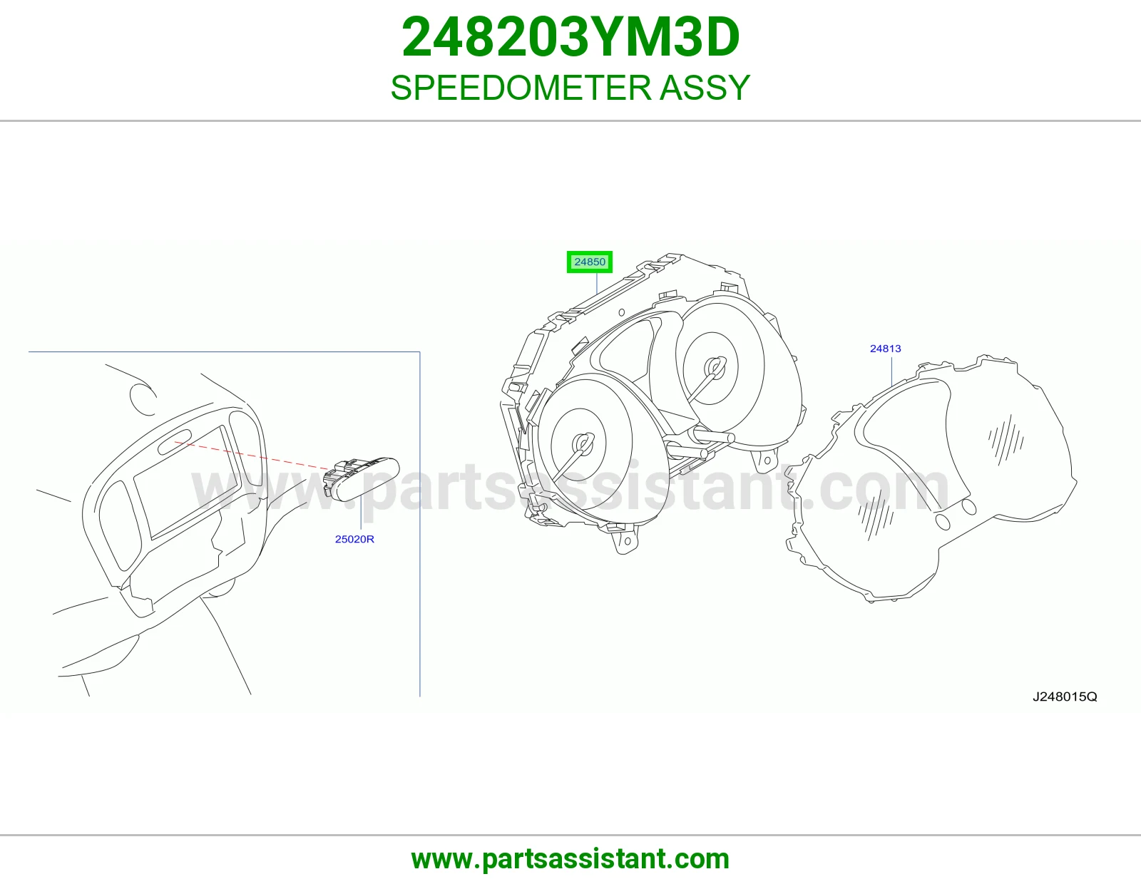 عداد سرعة كامل 248203YM3D
