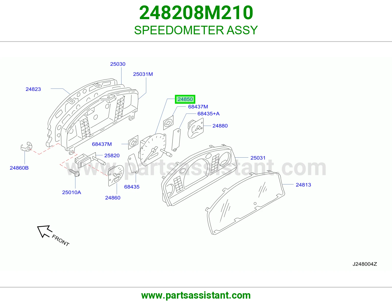 عداد سرعة كامل 248208M210