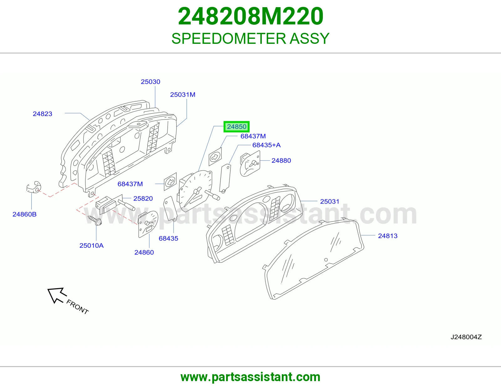 عداد سرعة كامل 248208M220
