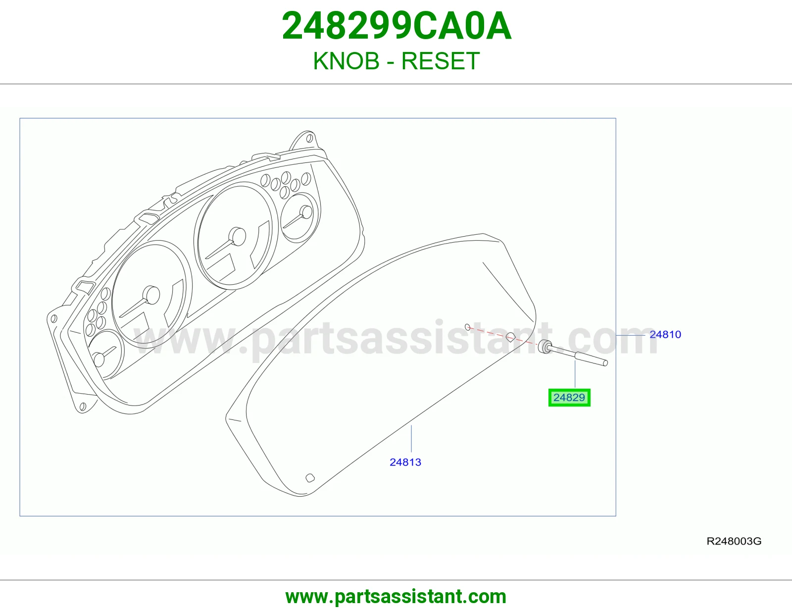 مسكة إعادة ضبط 248299CA0A