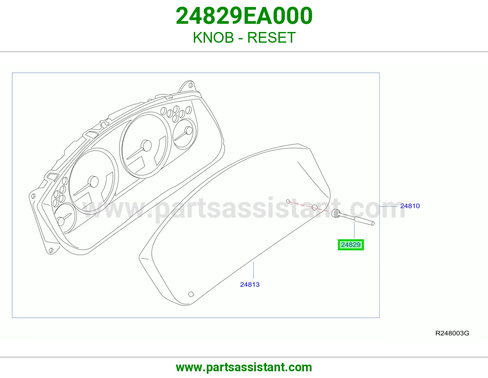 مسكة إعادة ضبط 24829EA000