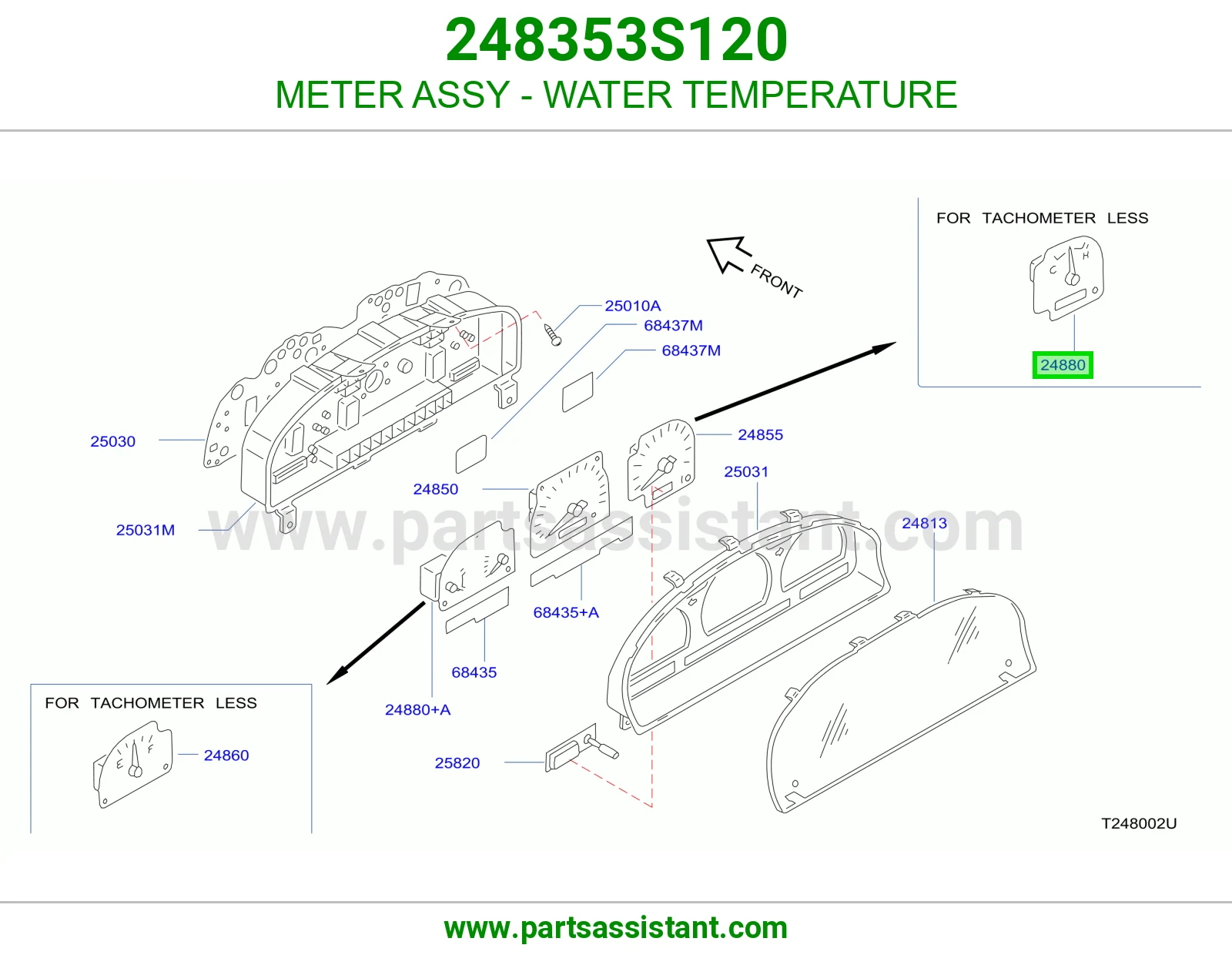 عداد حرارة الماء كامل 248353S120
